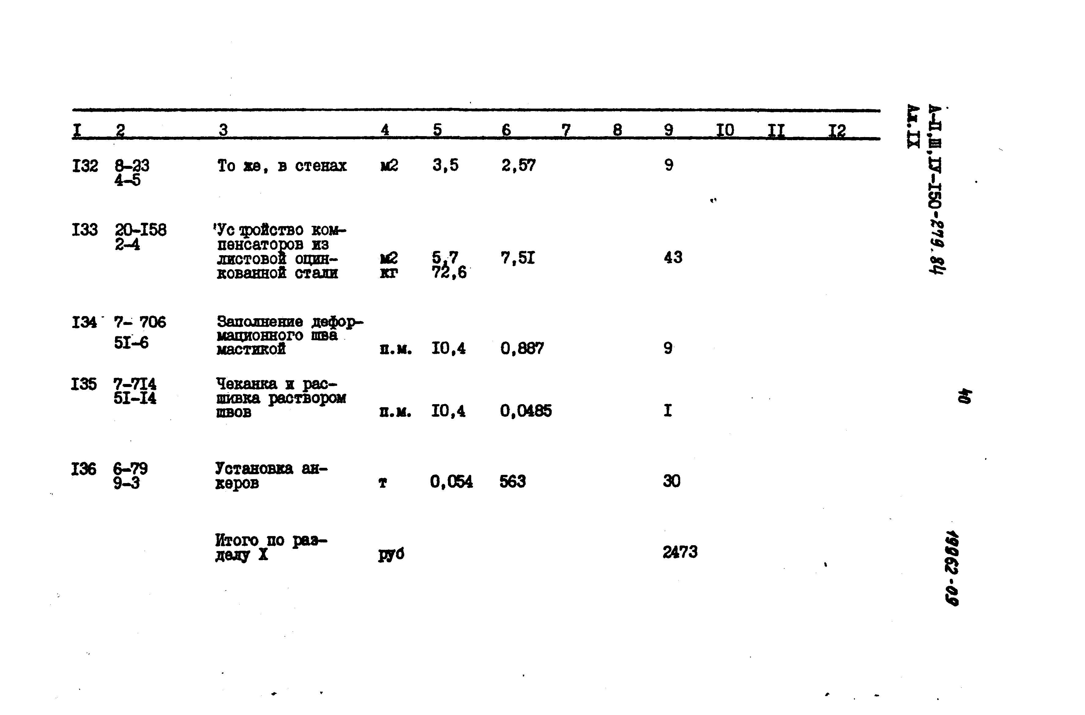 Типовой проект A-II,III,IV-150-279.84