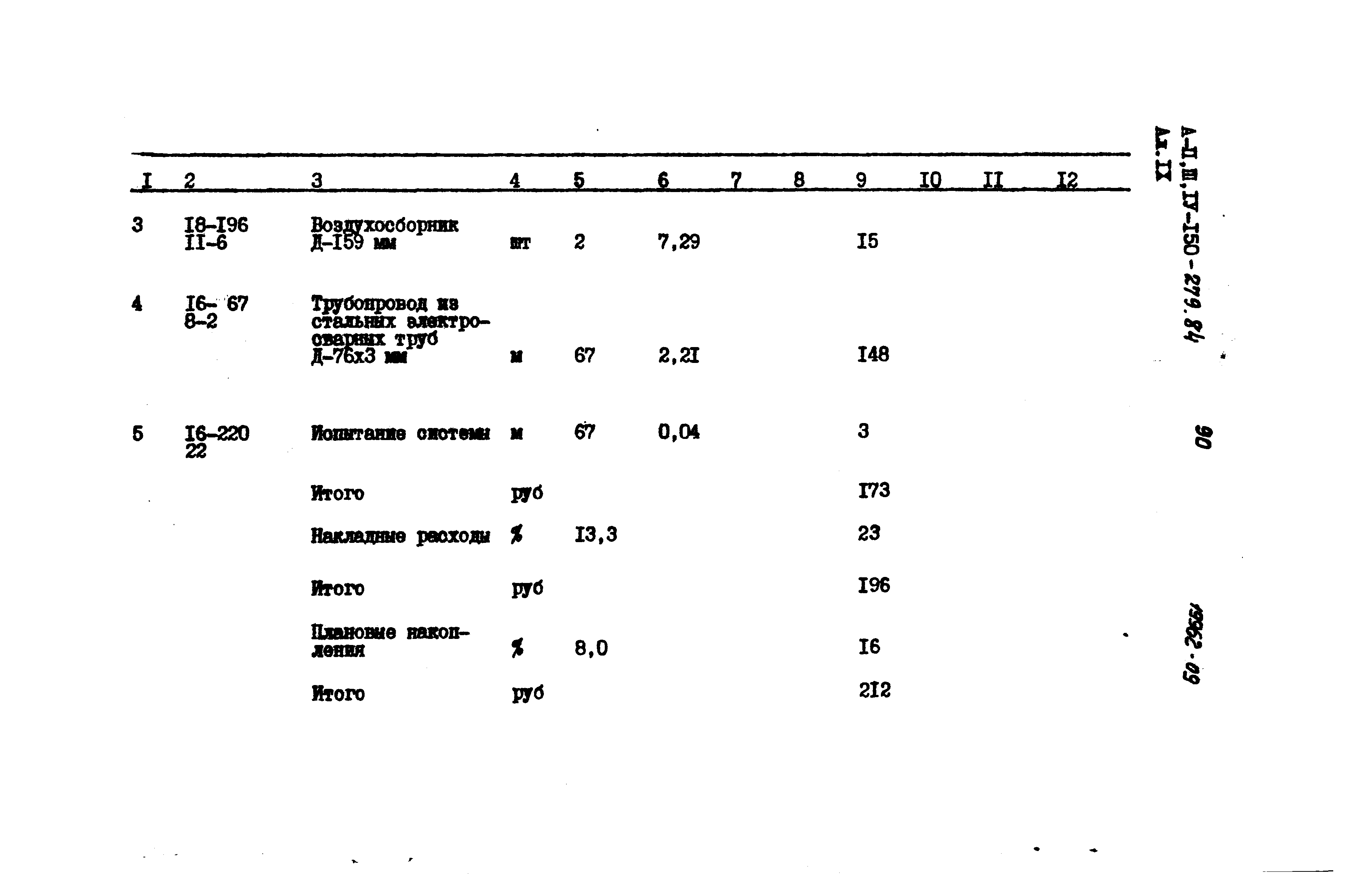 Типовой проект A-II,III,IV-150-279.84