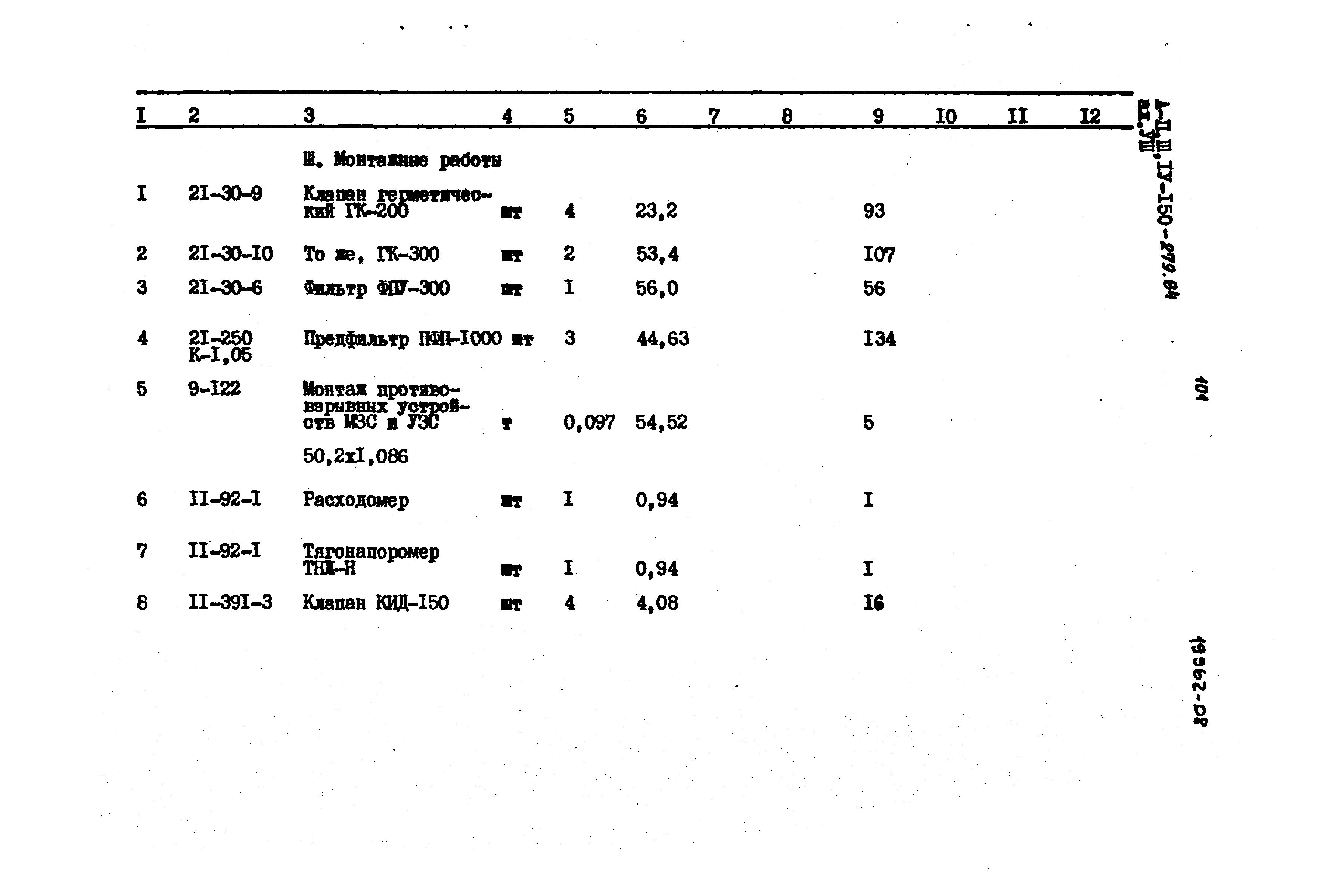 Типовой проект A-II,III,IV-150-279.84