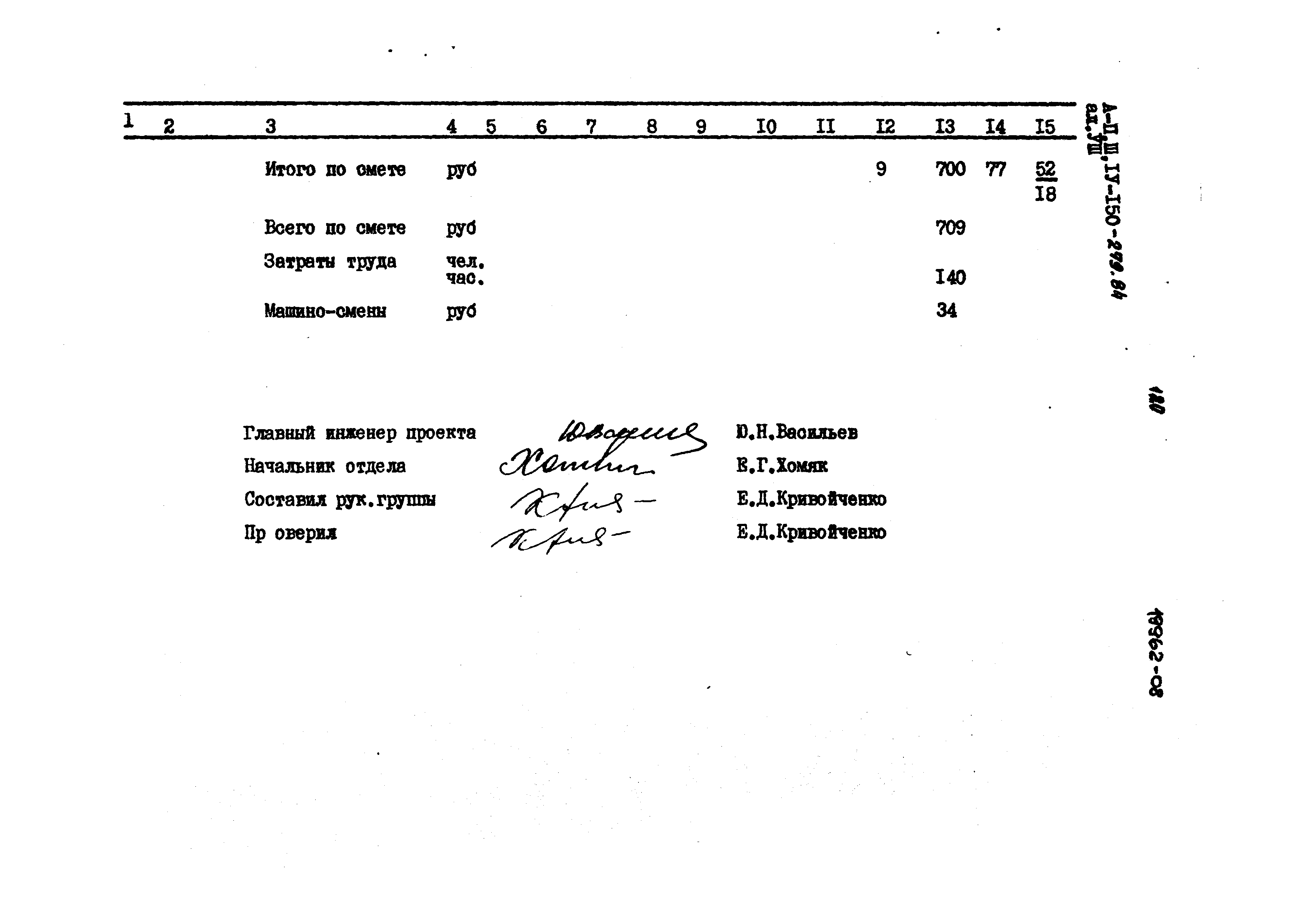 Типовой проект A-II,III,IV-150-279.84
