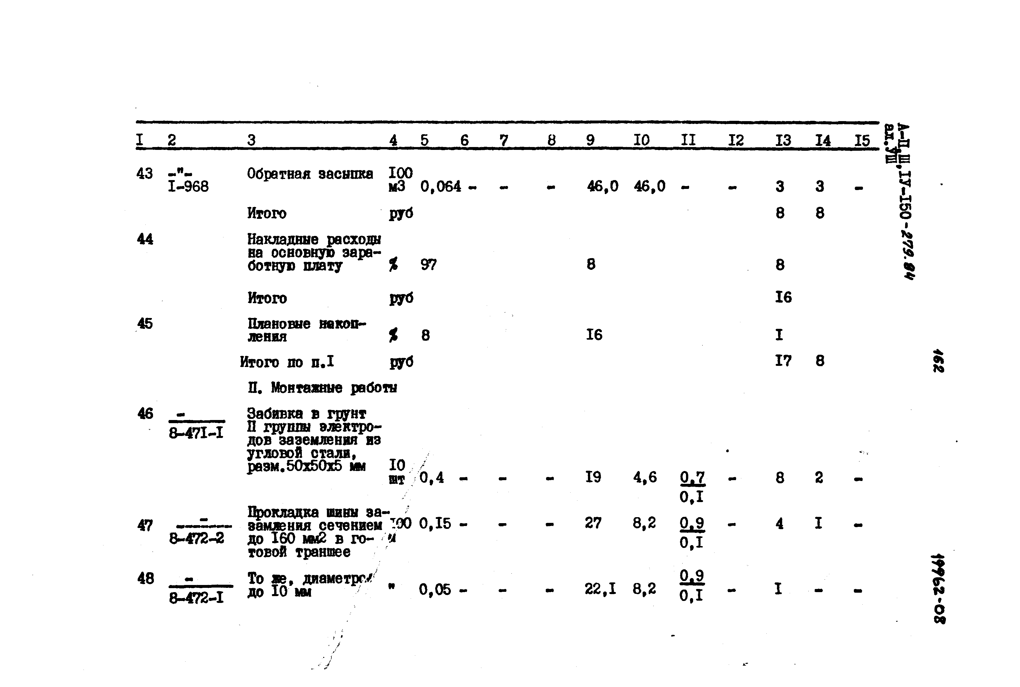 Типовой проект A-II,III,IV-150-279.84
