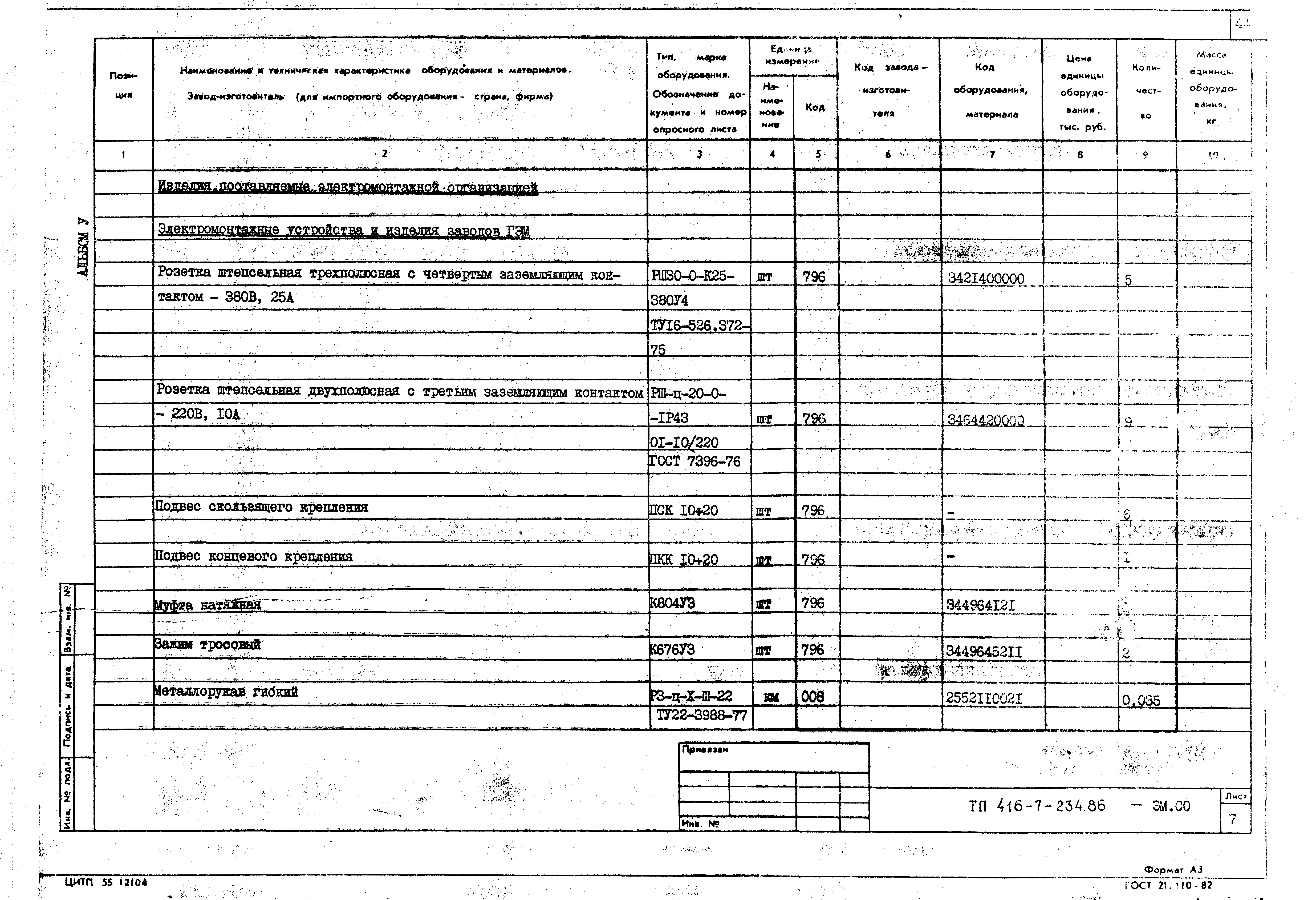 Типовой проект 416-7-234.86