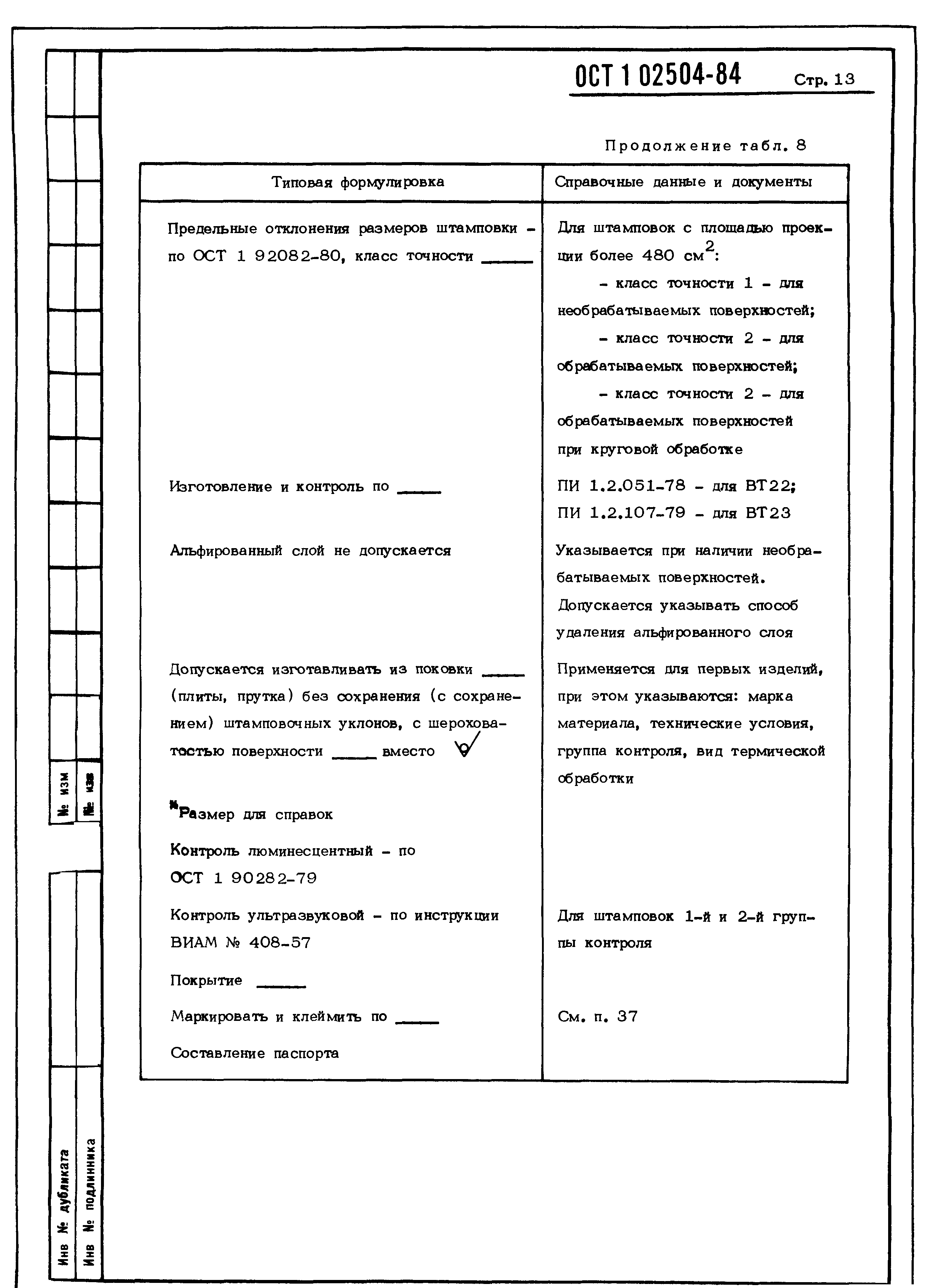 ОСТ 1 02504-85