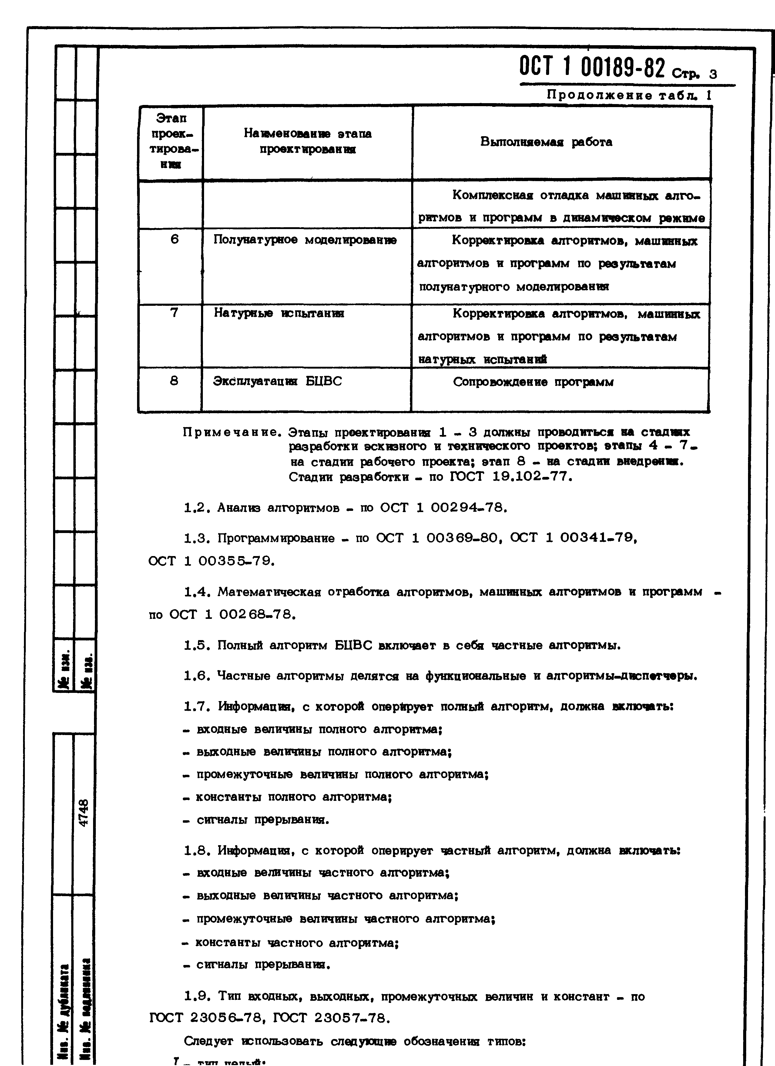 ОСТ 1 00189-82