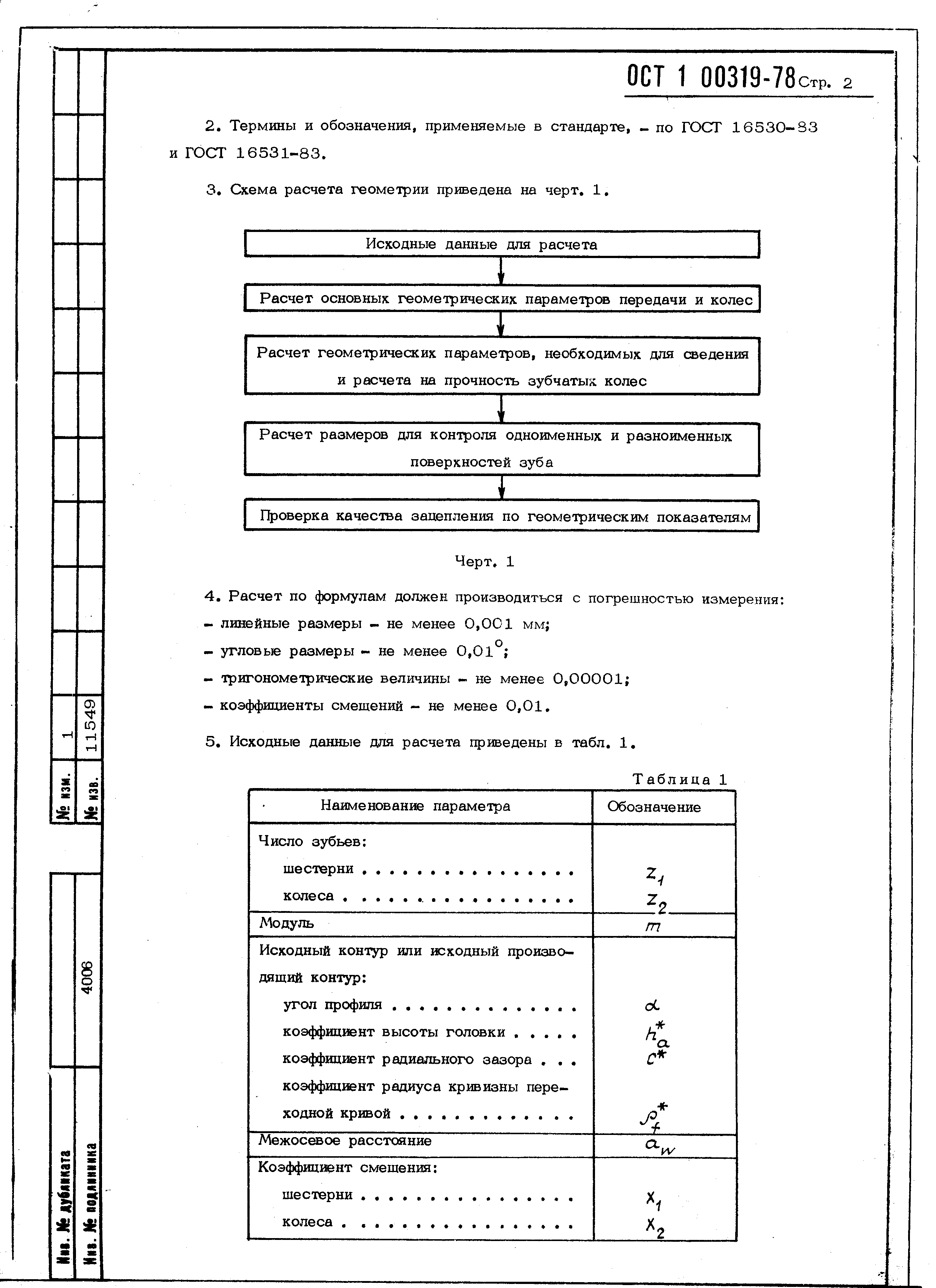 ОСТ 1 00319-78