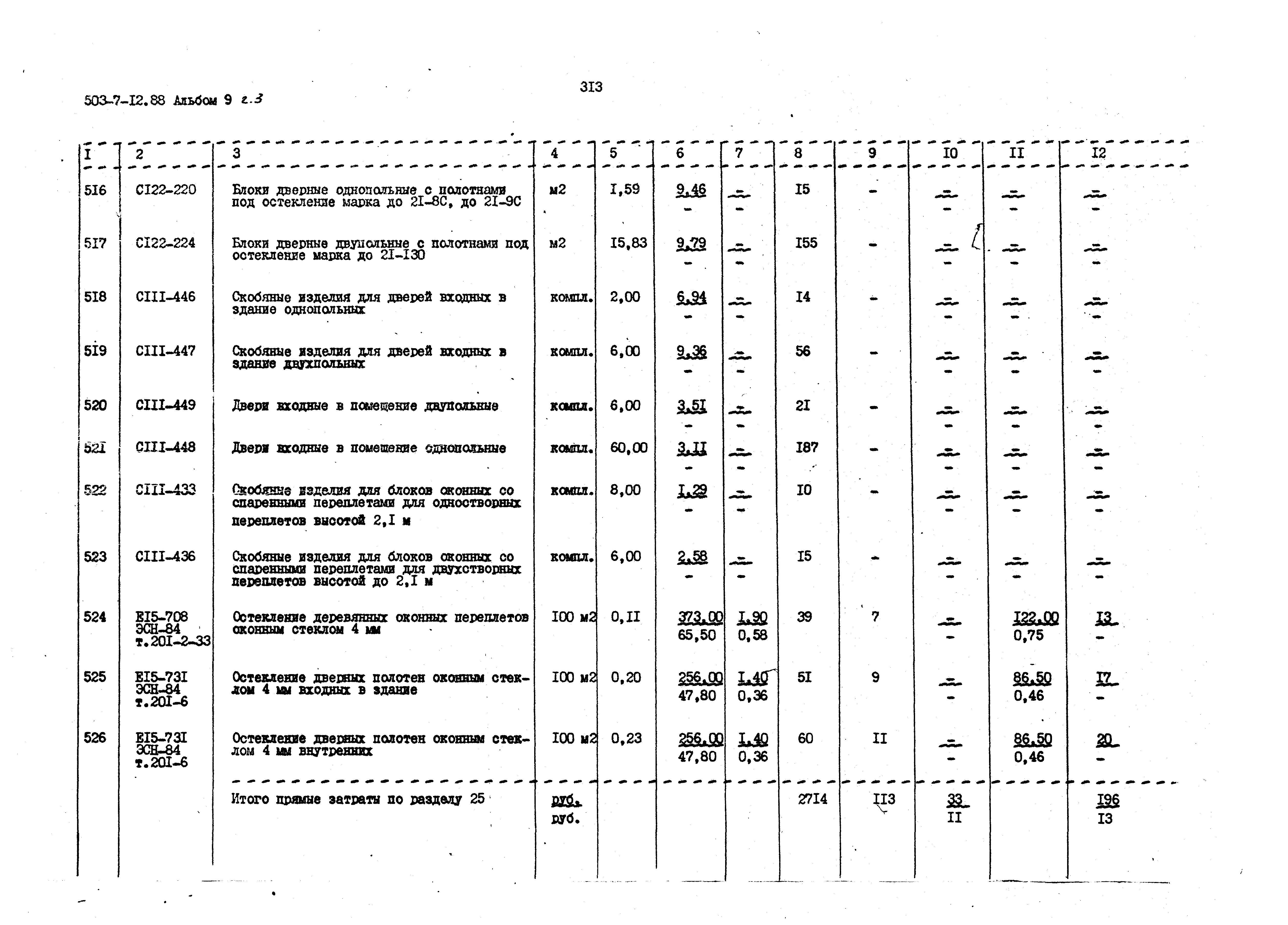 Типовой проект 503-7-12.88