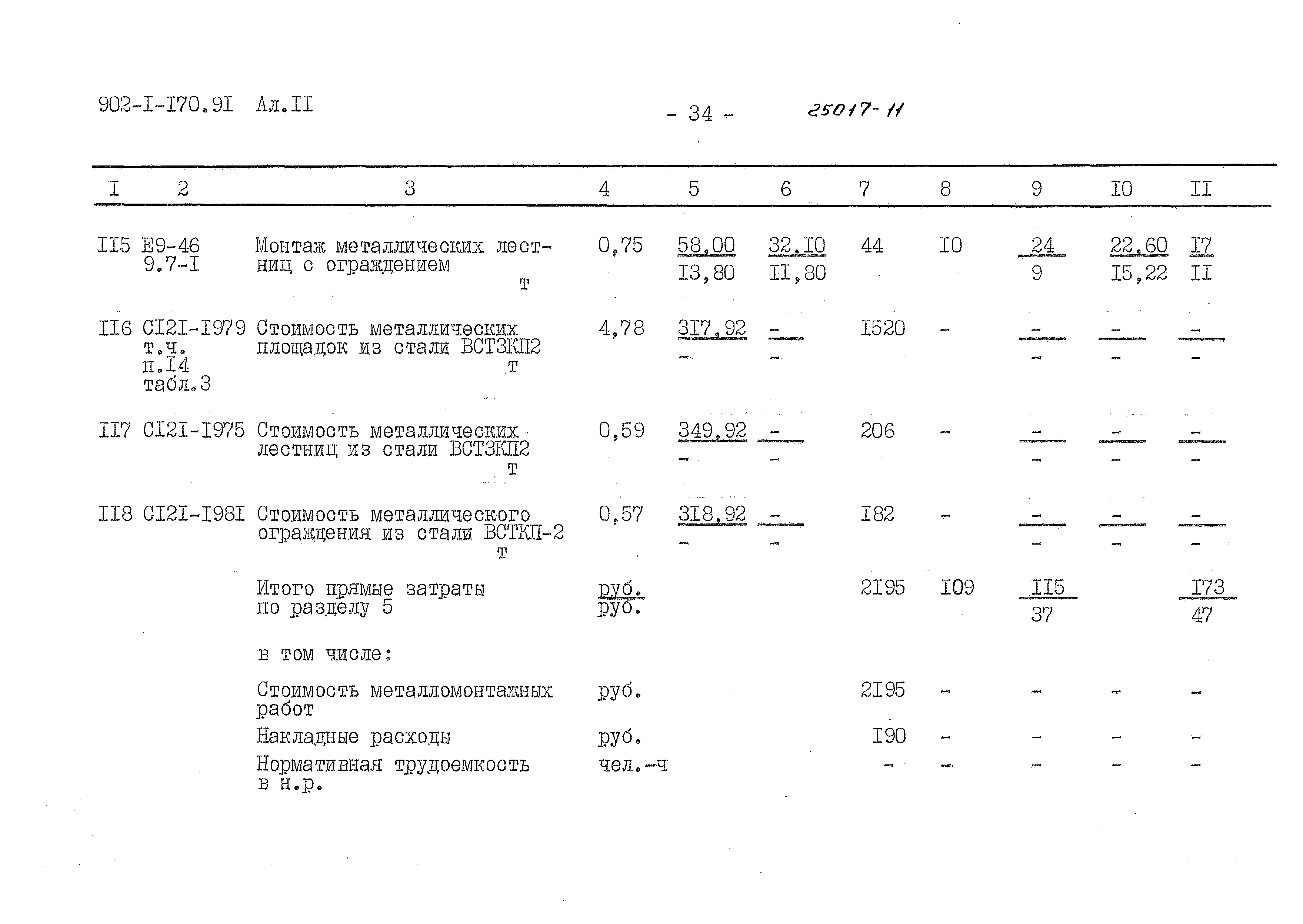 Типовой проект 902-1-170.91