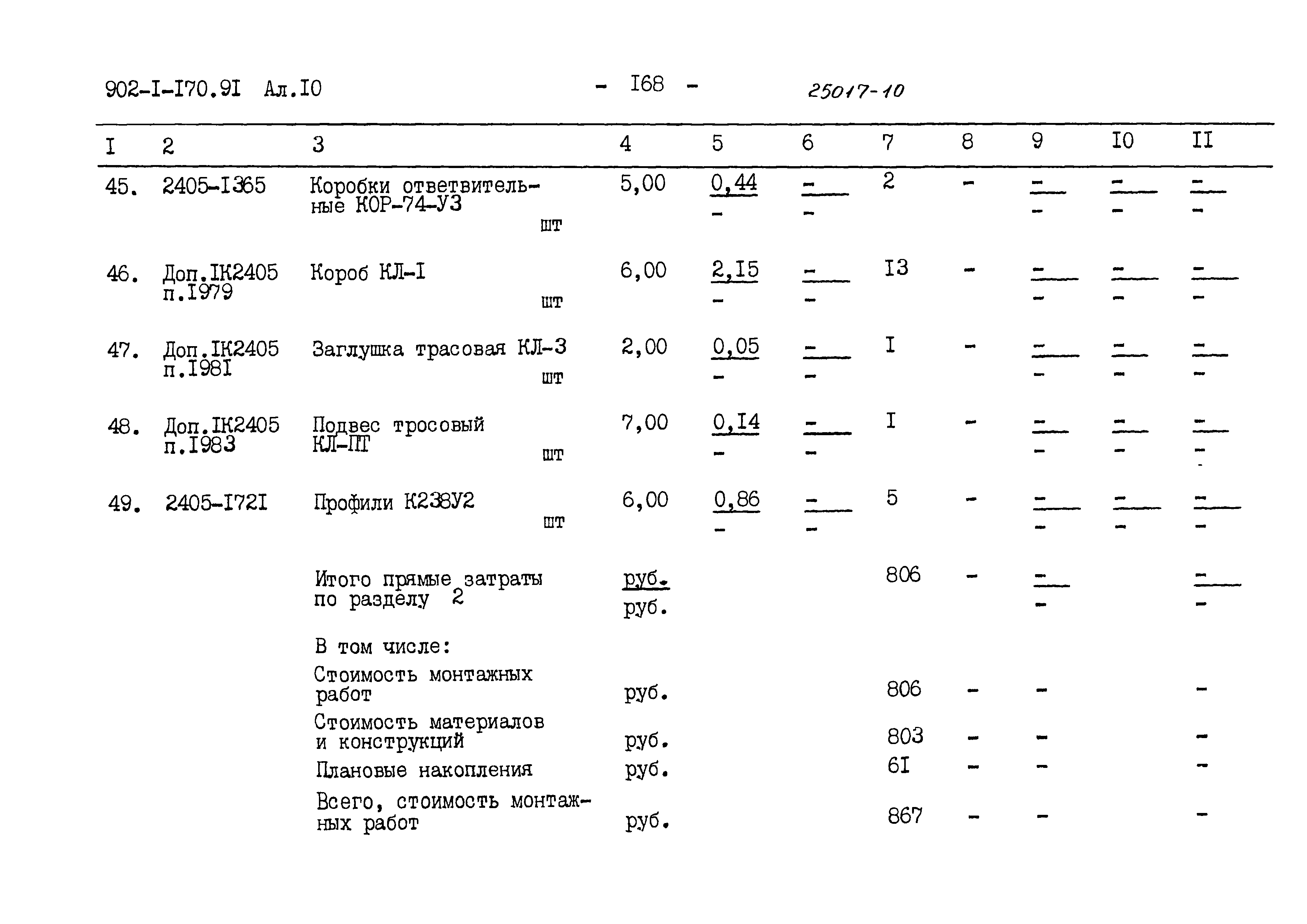 Типовой проект 902-1-170.91