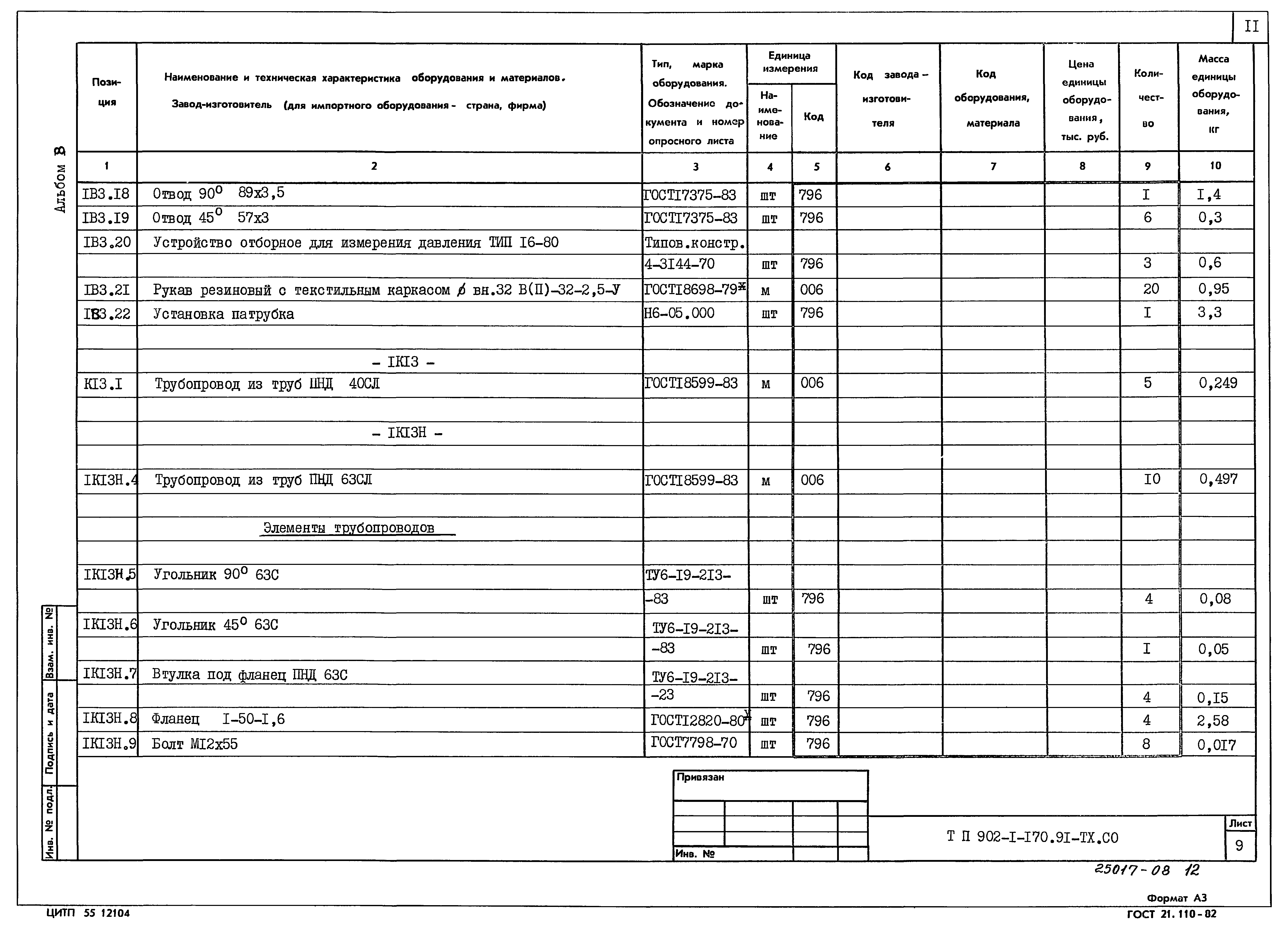 Типовой проект 902-1-170.91