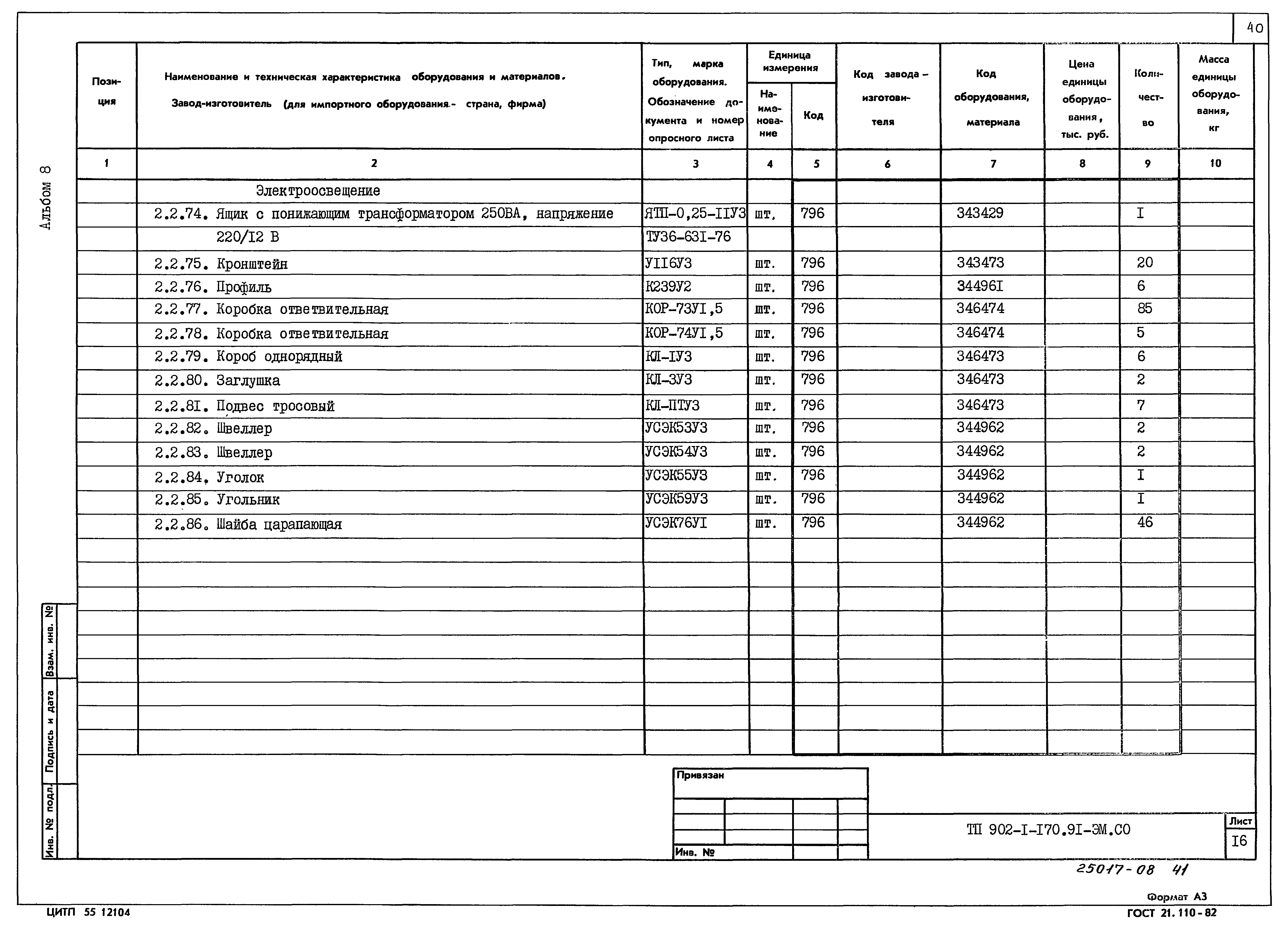 Типовой проект 902-1-170.91