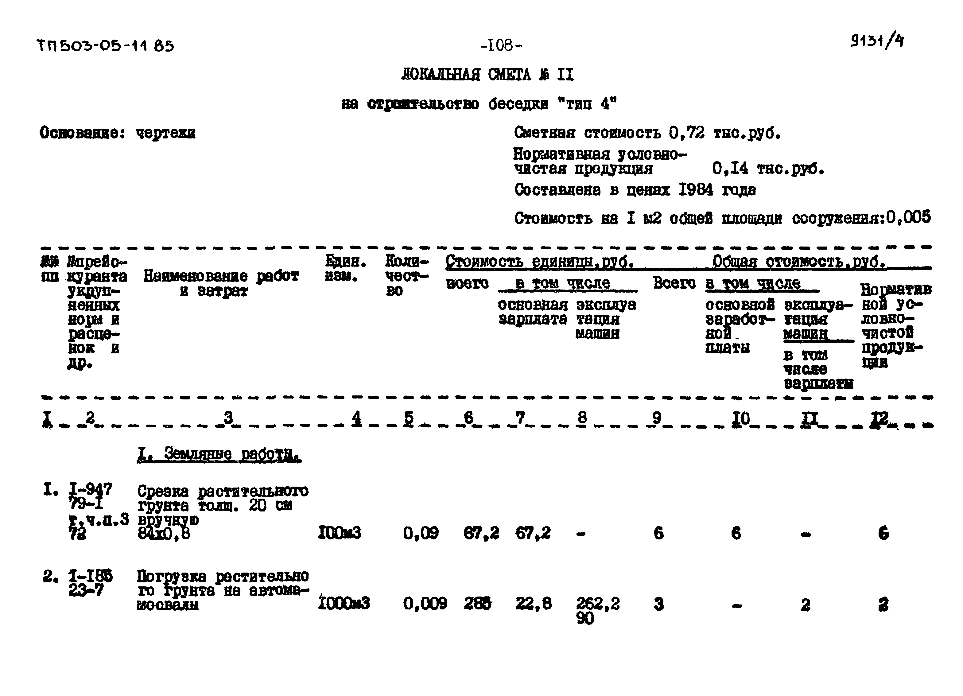 Типовой проект 503-05-11.85