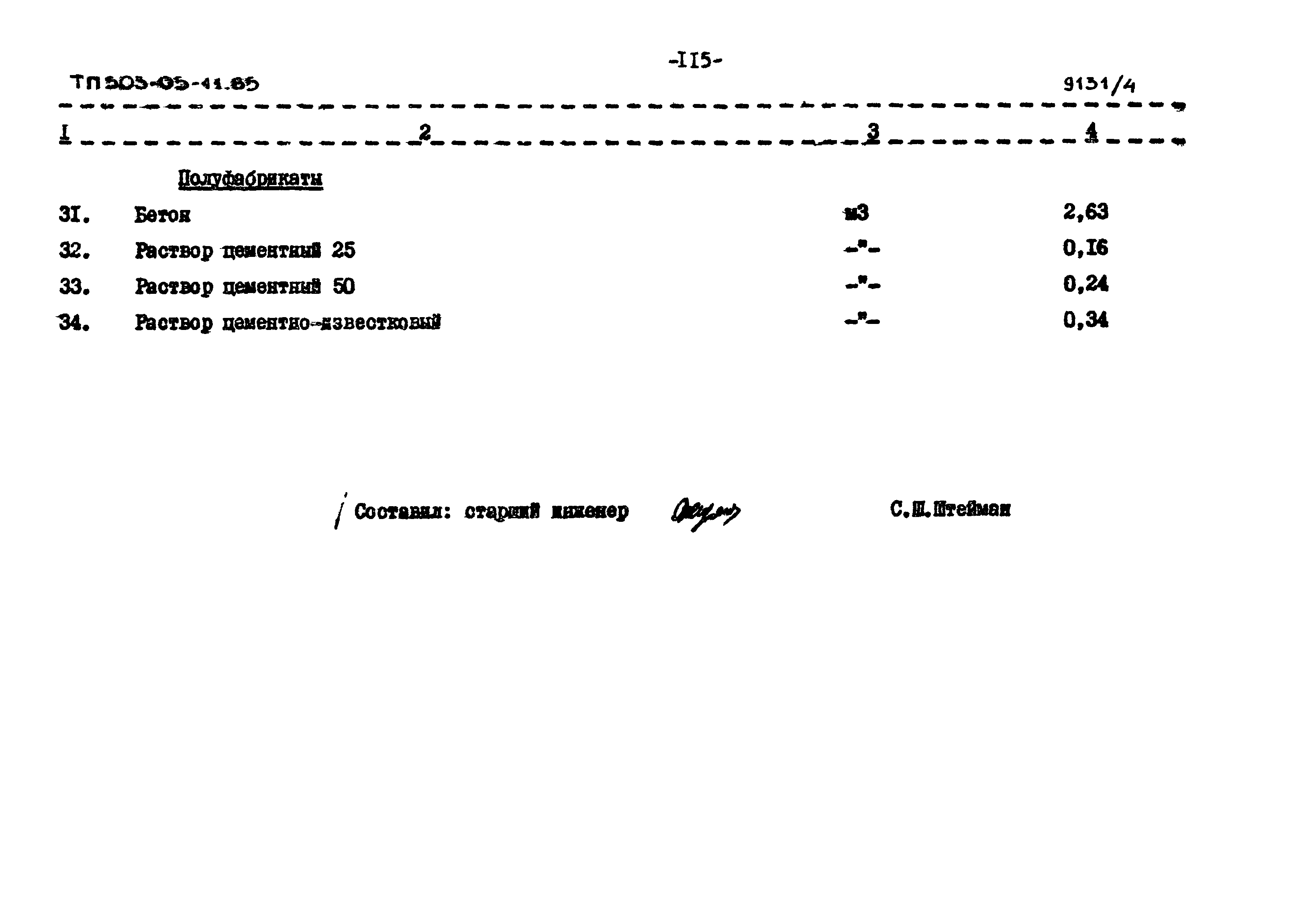 Типовой проект 503-05-11.85