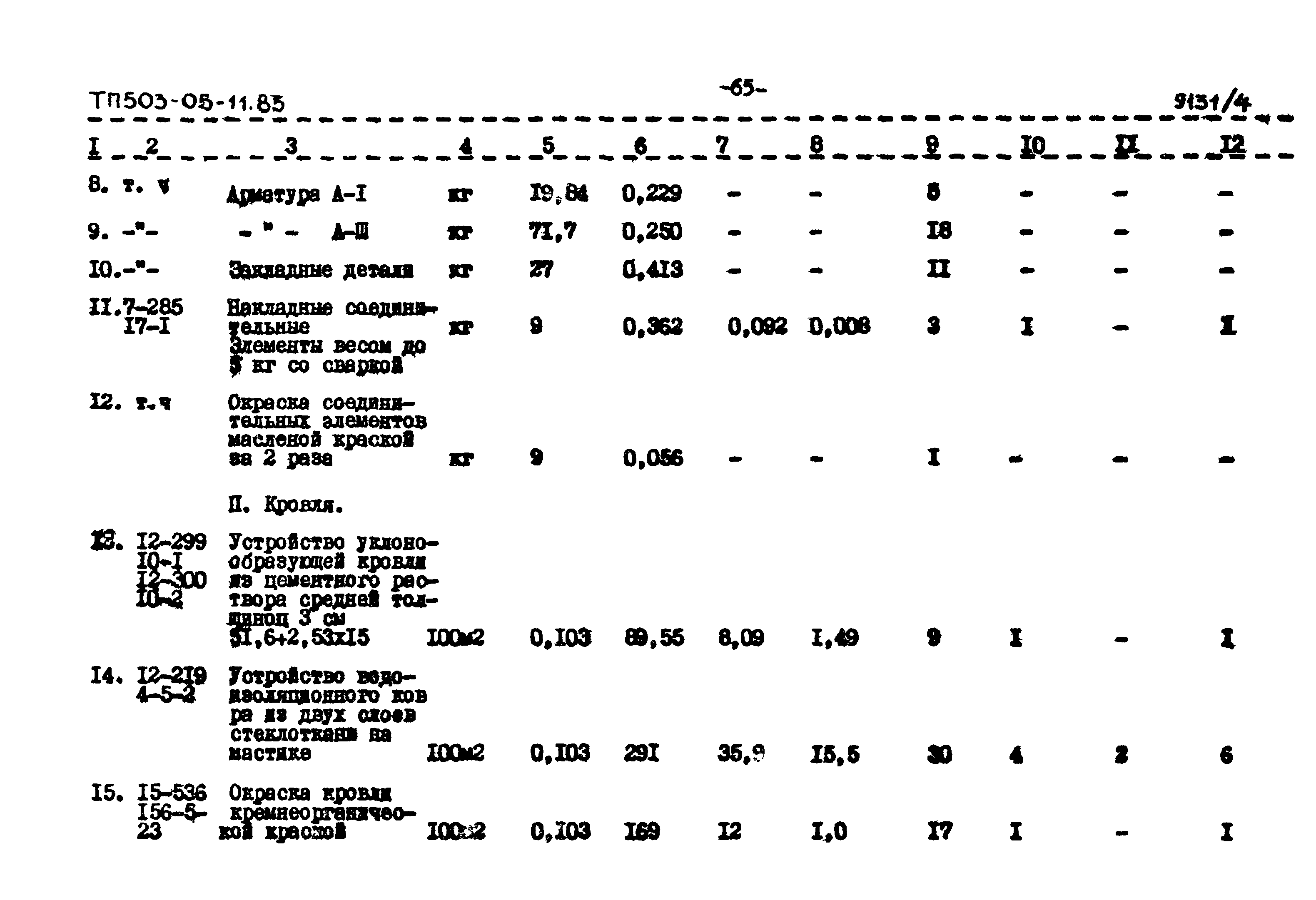 Типовой проект 503-05-11.85