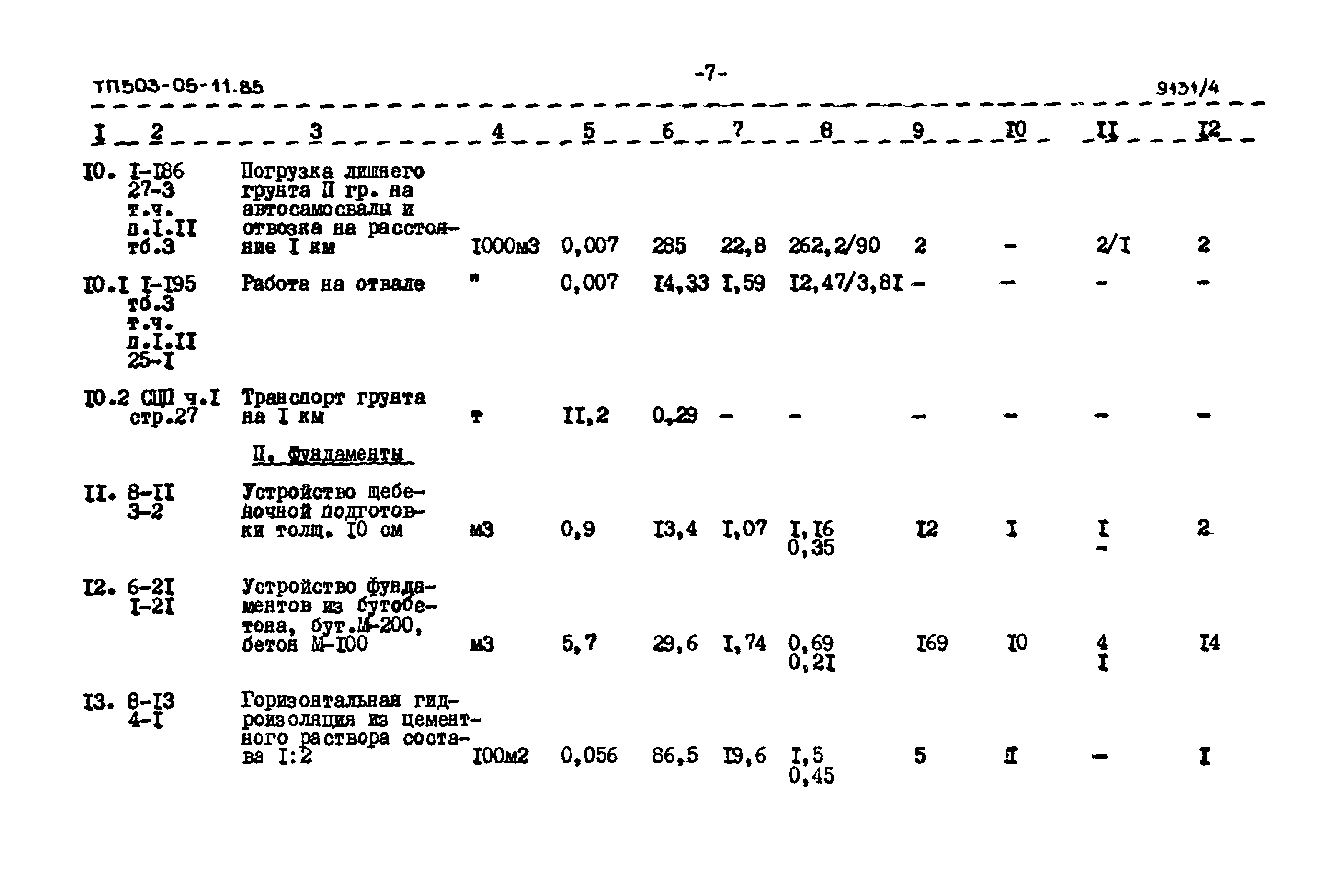 Типовой проект 503-05-11.85