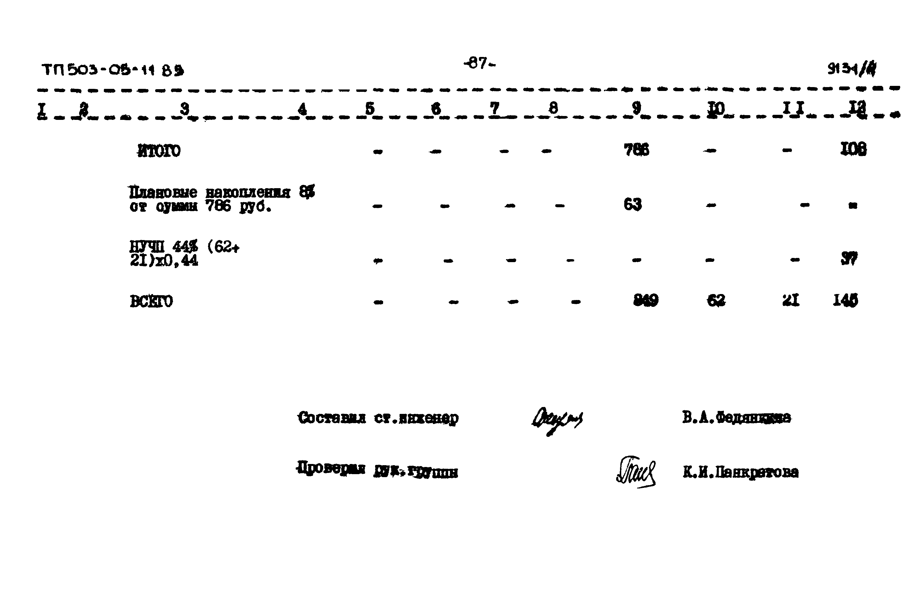 Типовой проект 503-05-11.85