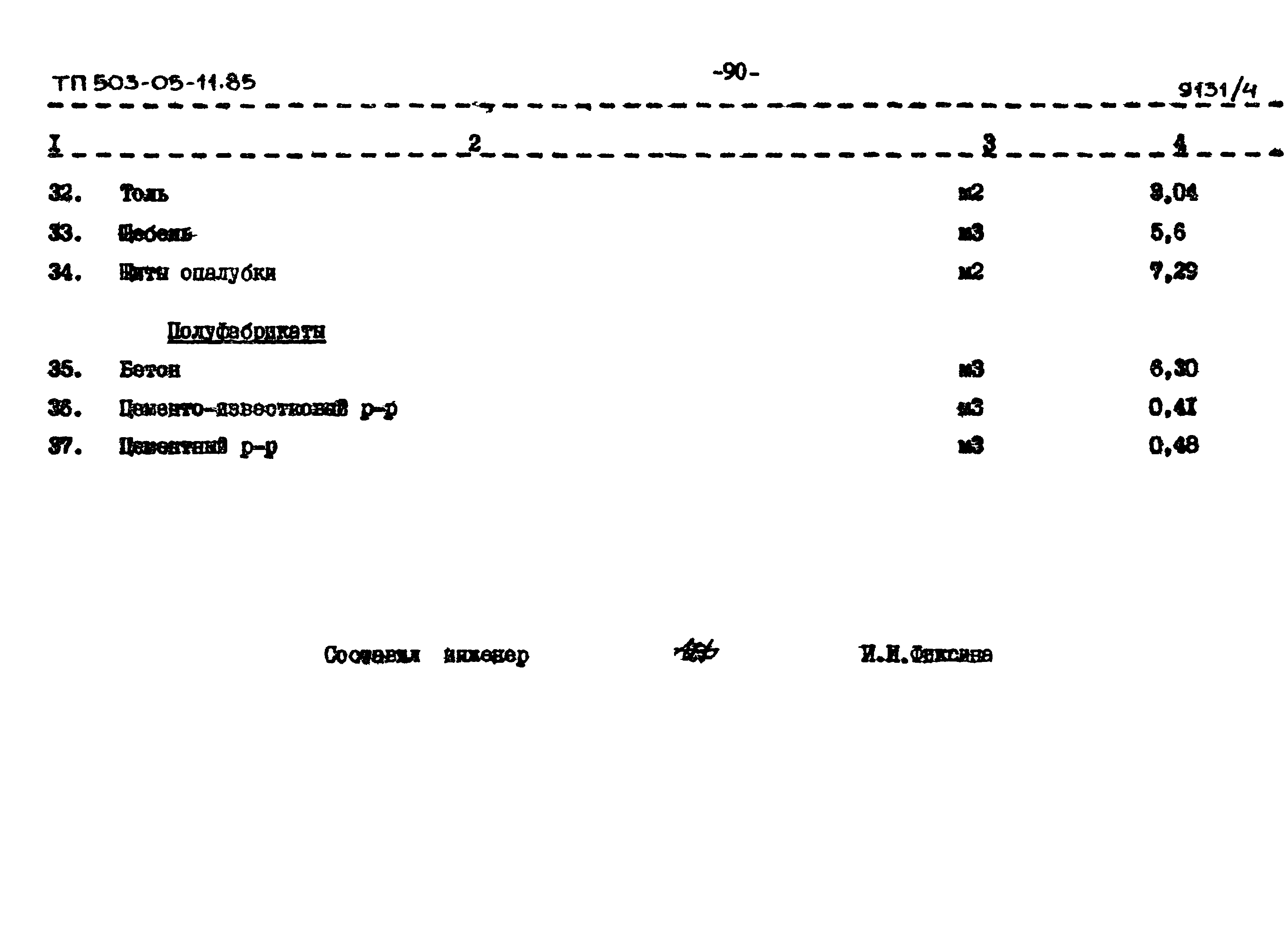 Типовой проект 503-05-11.85