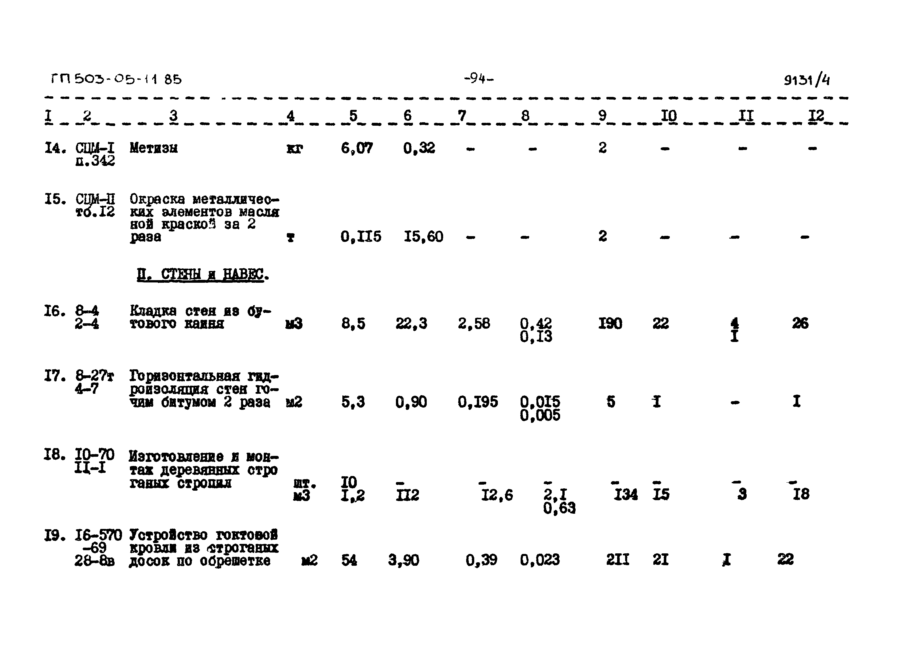 Типовой проект 503-05-11.85
