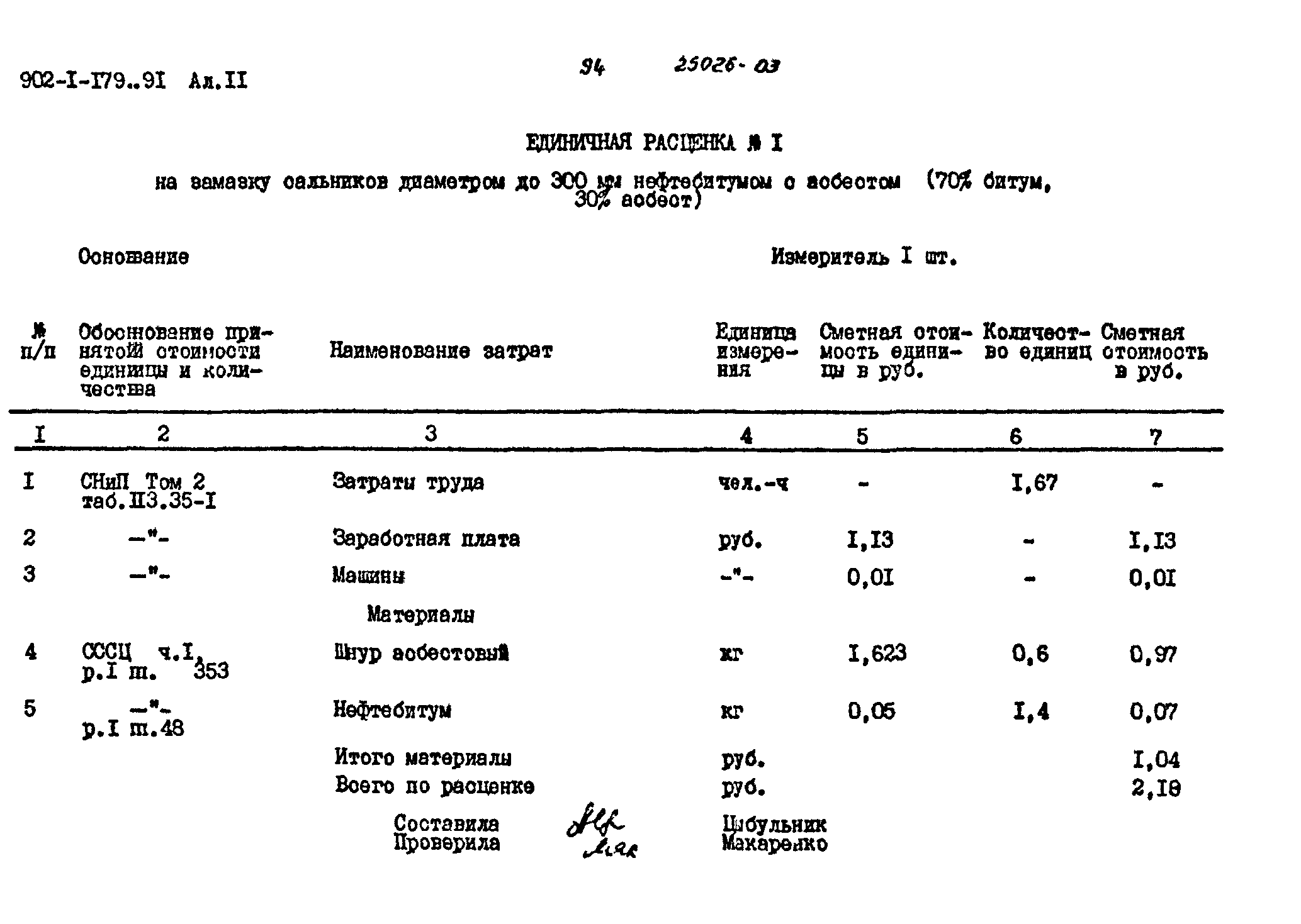 Типовой проект 902-1-179.91
