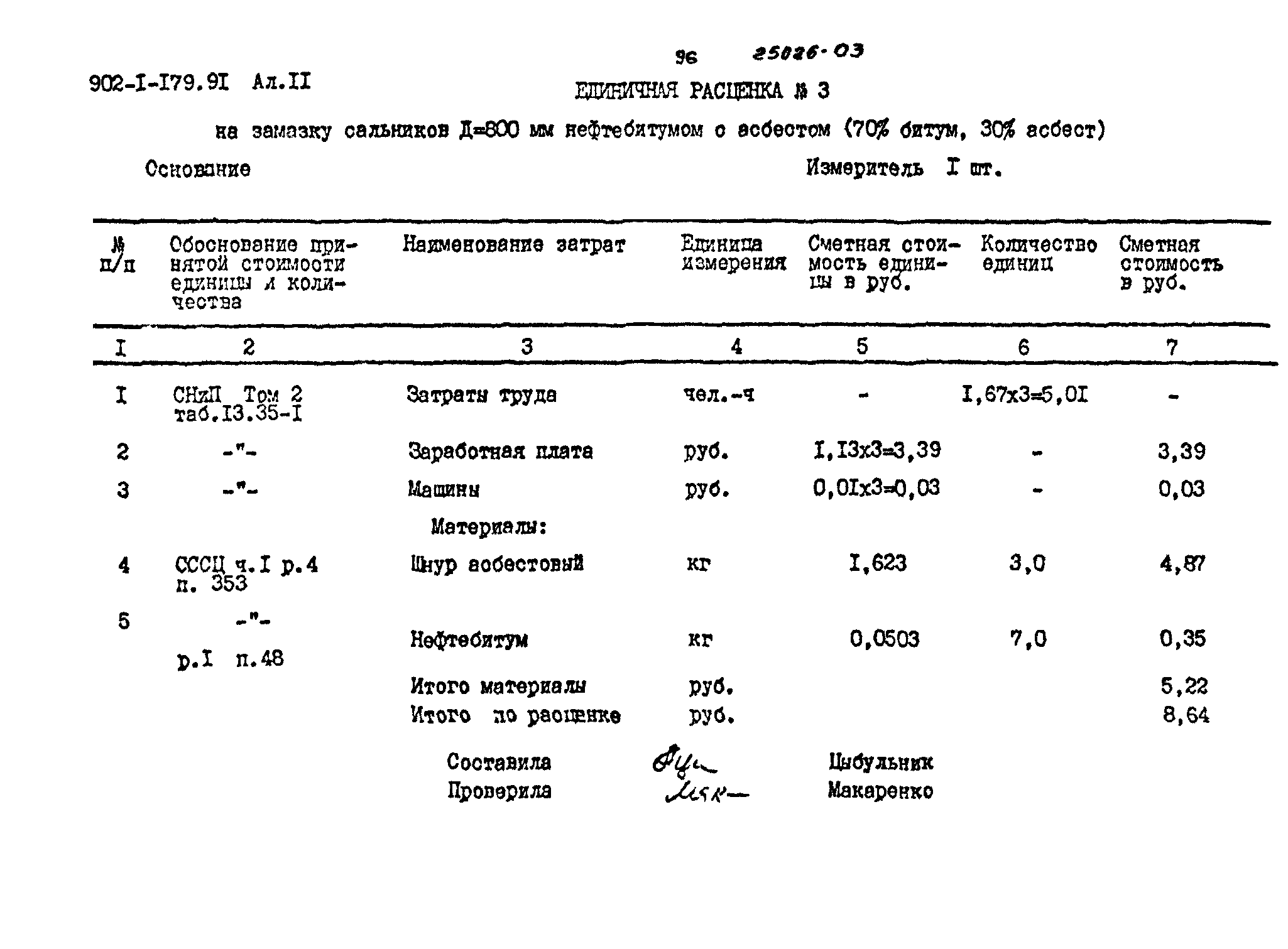 Типовой проект 902-1-179.91