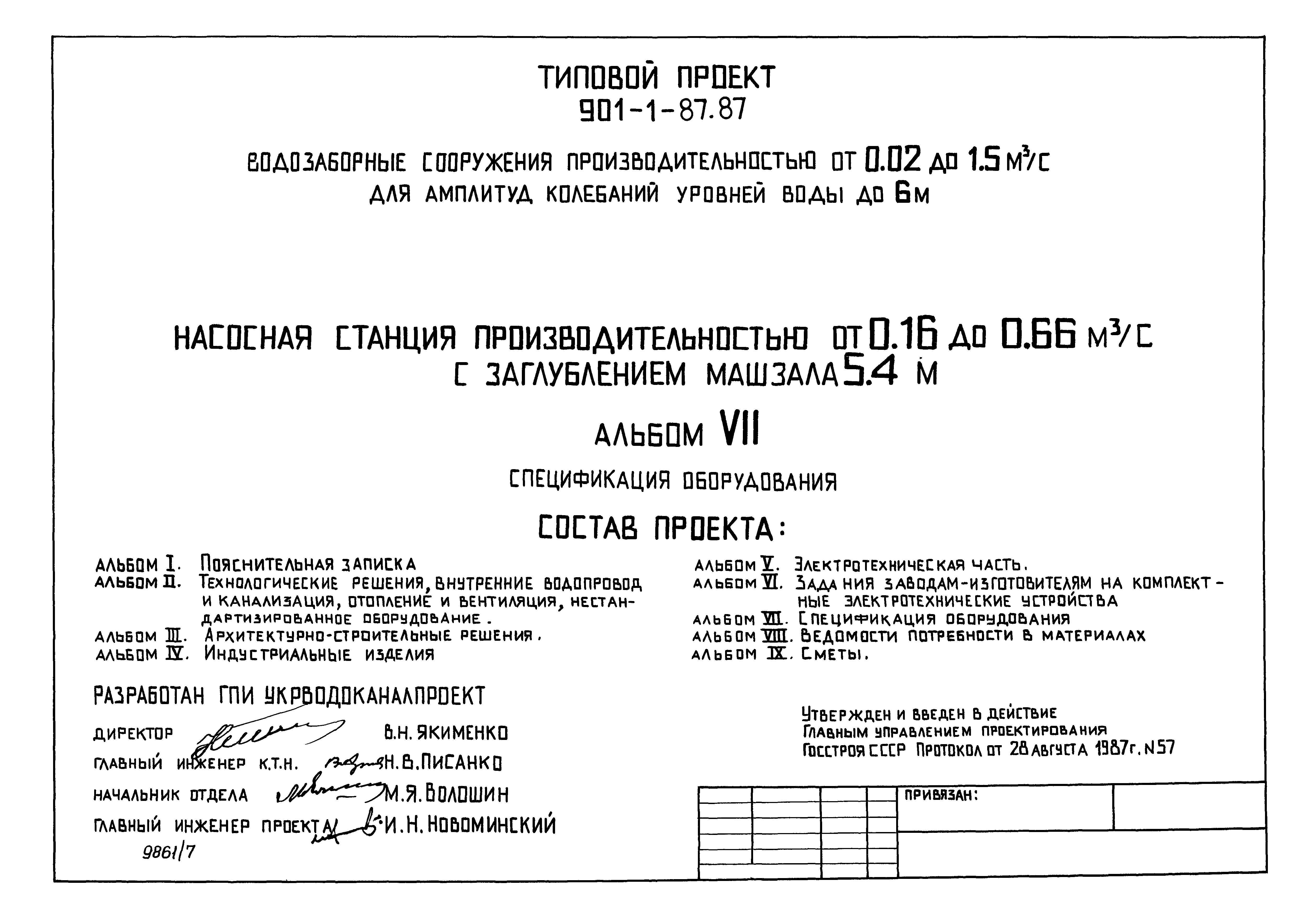 Типовой проект 901-1-84.87