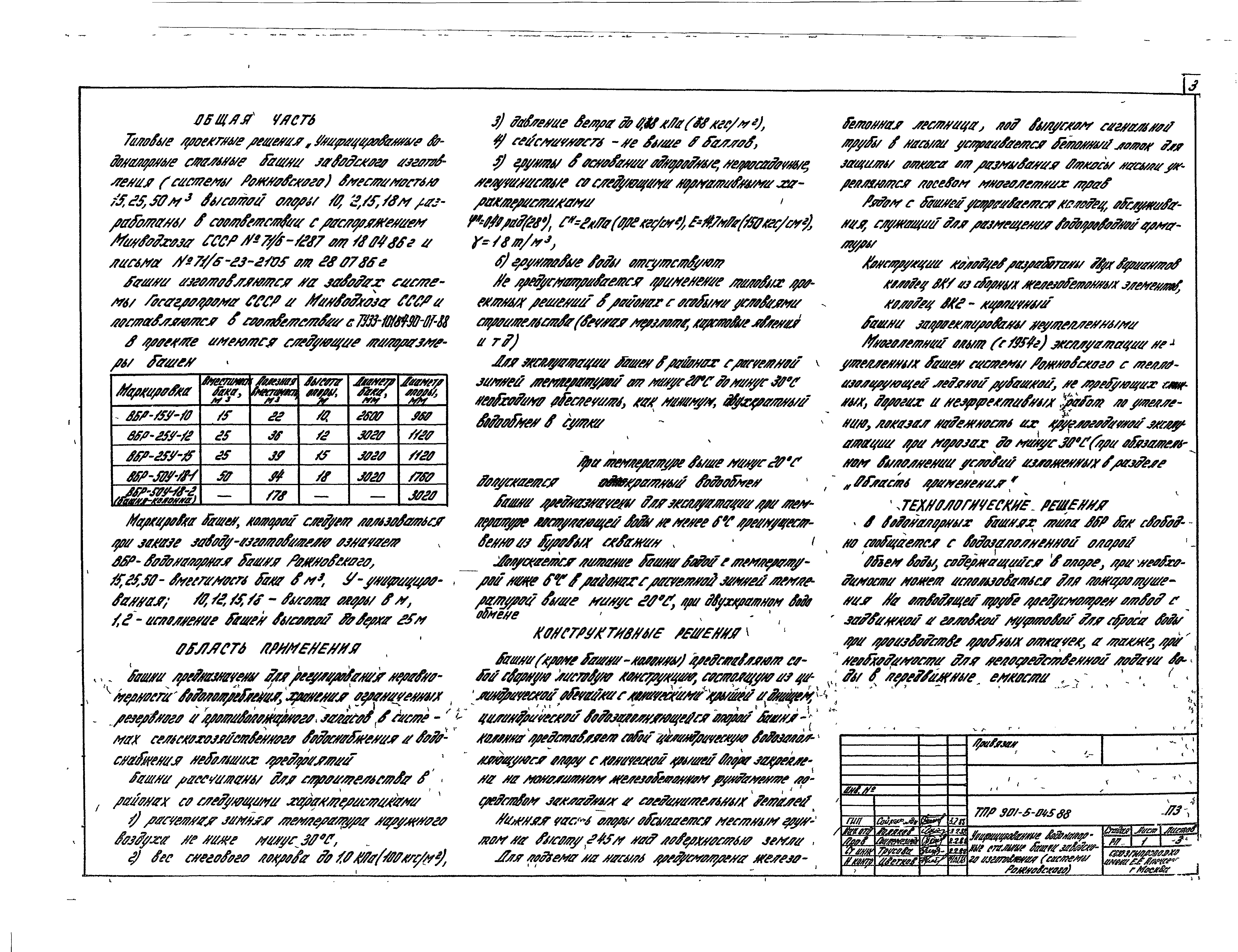Типовые проектные решения 901-5-045.88