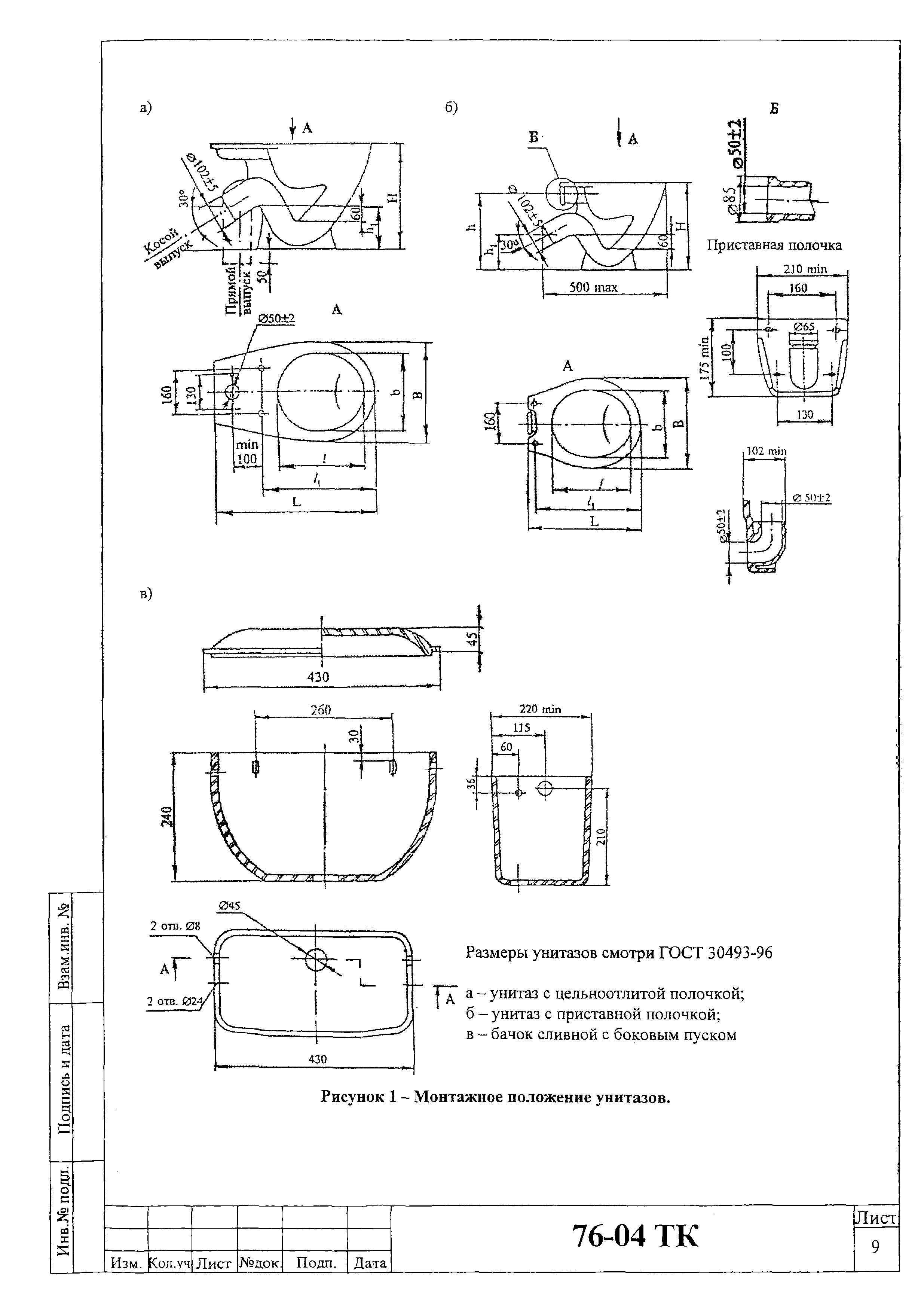 Технологическая карта 76-04 ТК