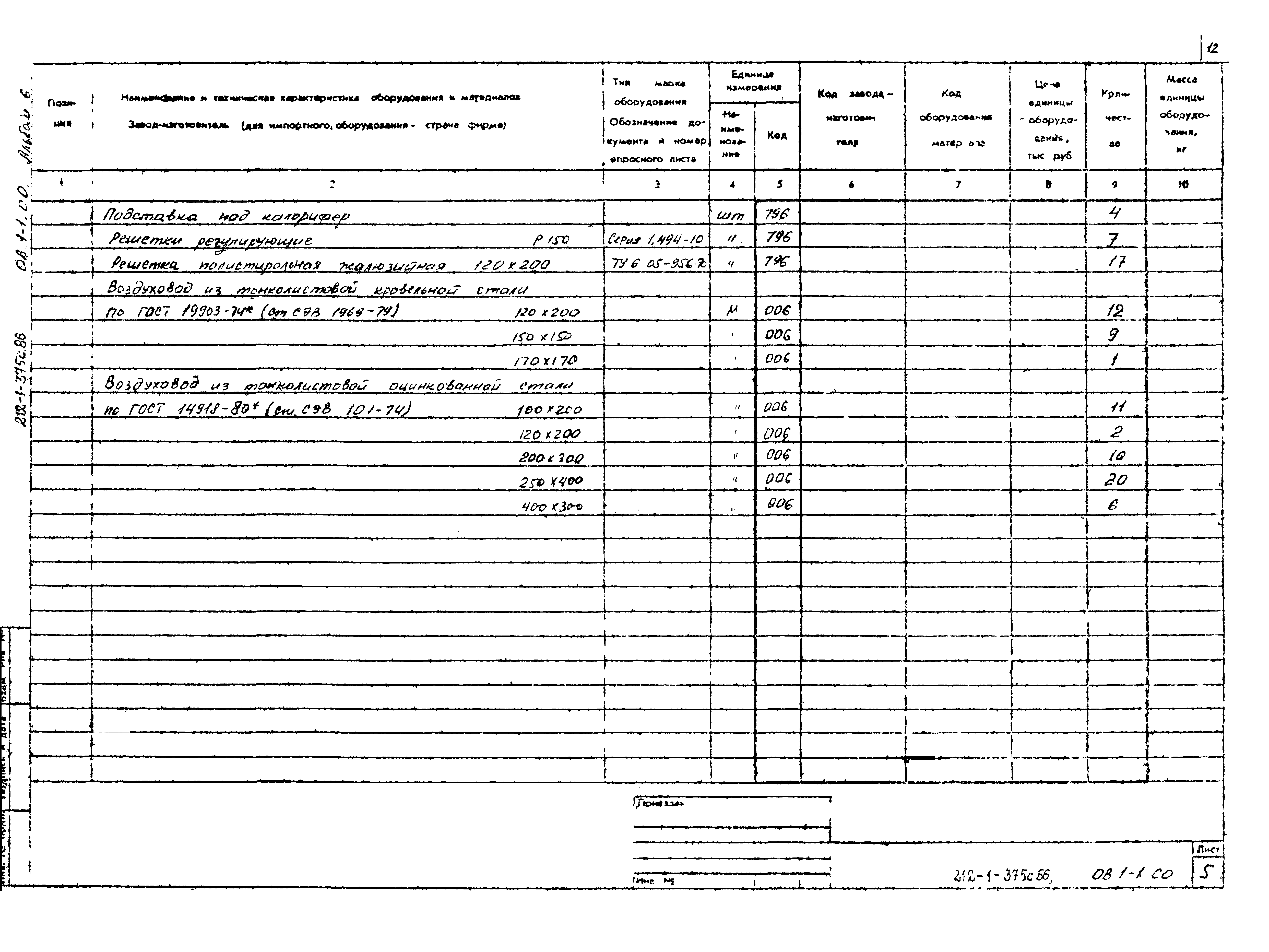 Типовой проект 212-1-375с.86