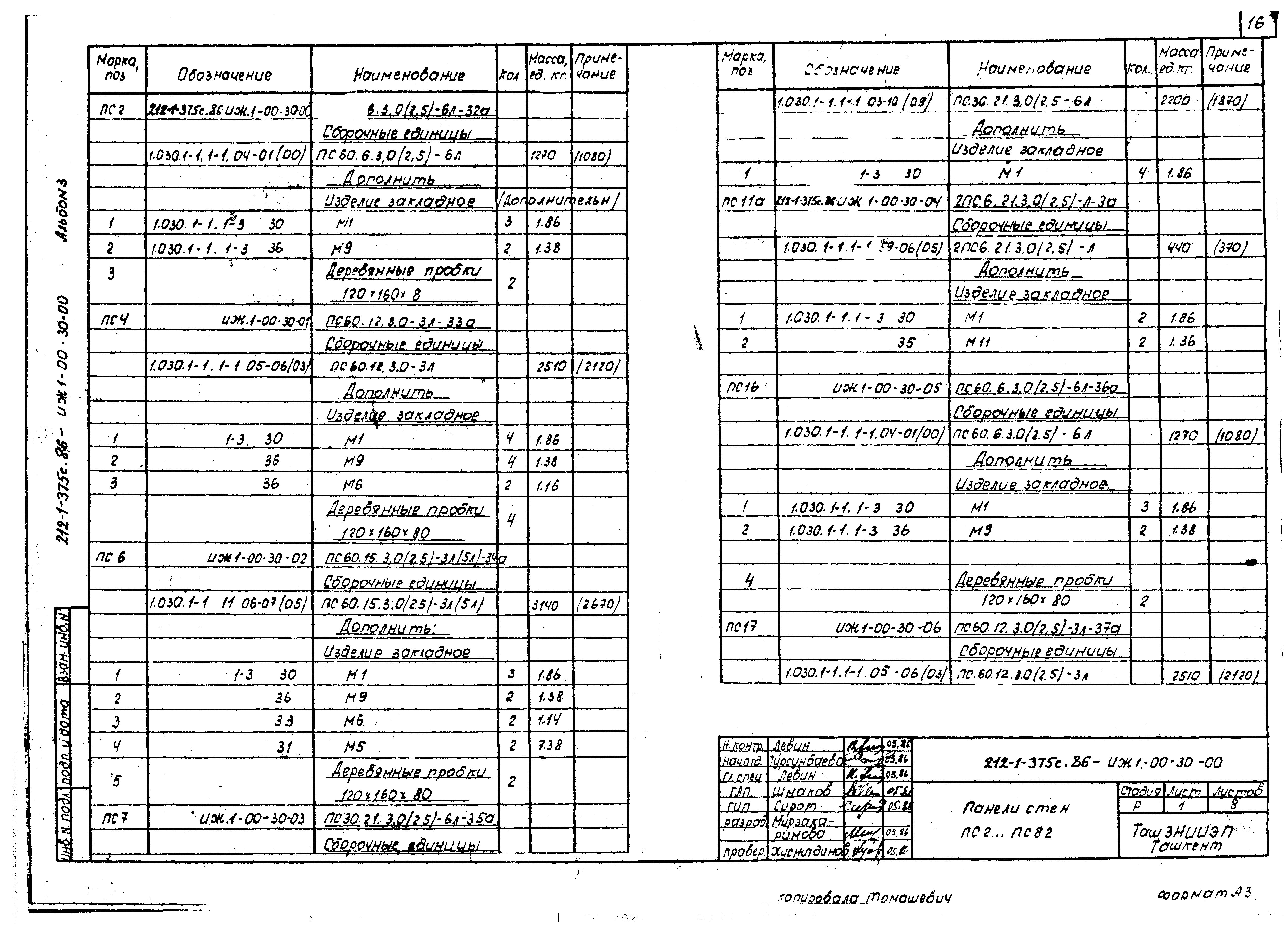 Типовой проект 212-1-375с.86