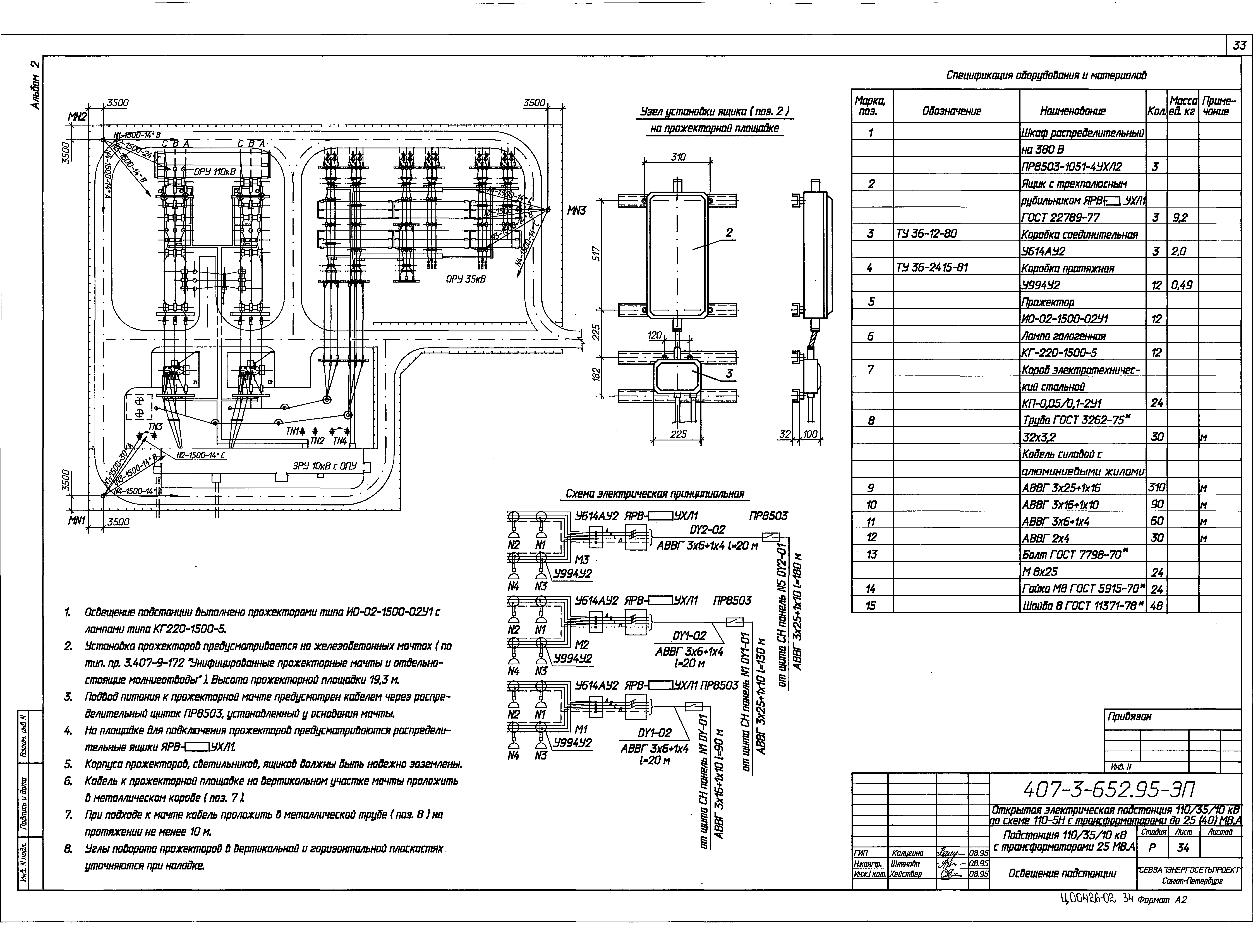 Типовой проект 407-3-652.95