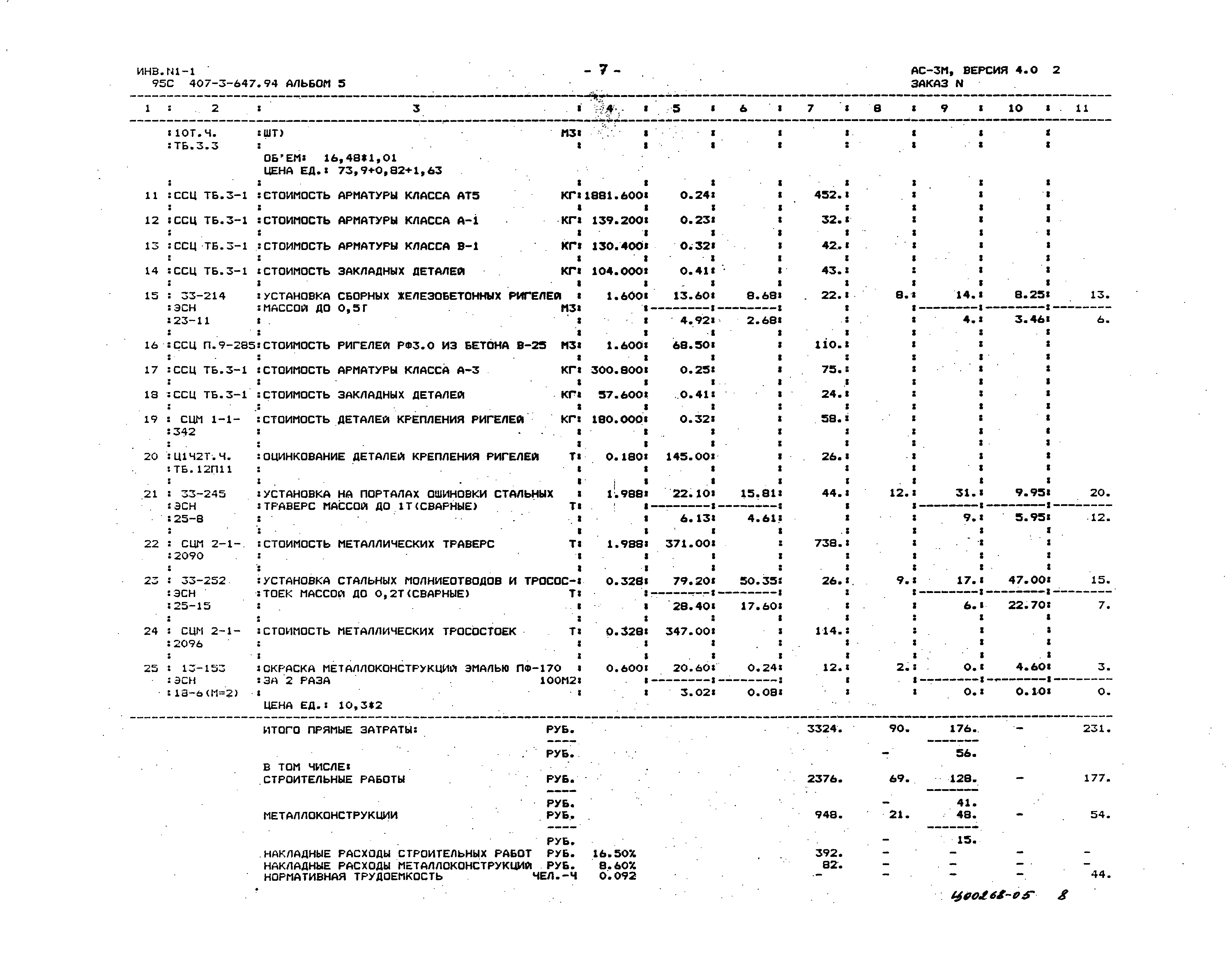 Типовой проект 407-3-647.94