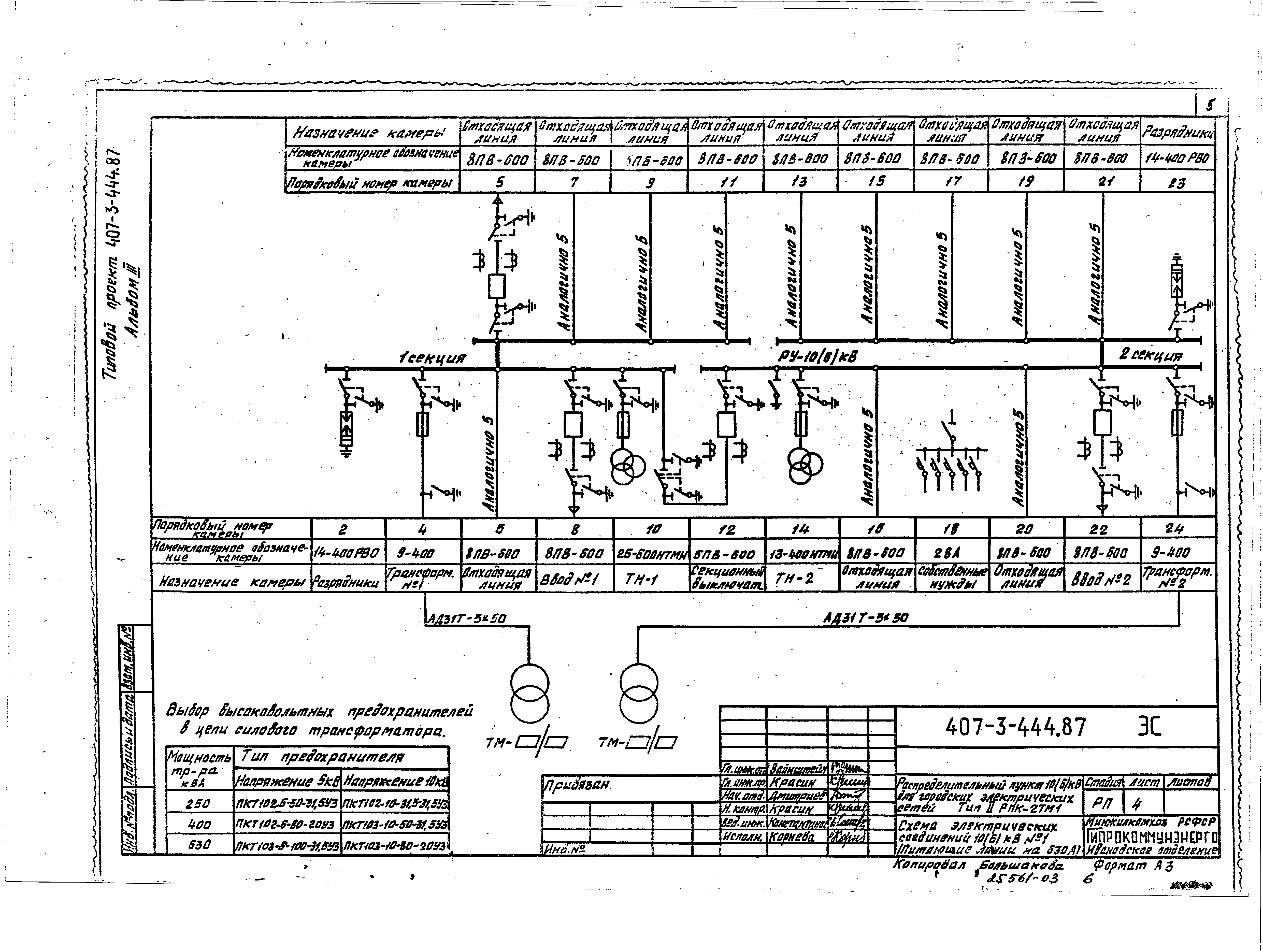 Типовой проект 407-3-445.87
