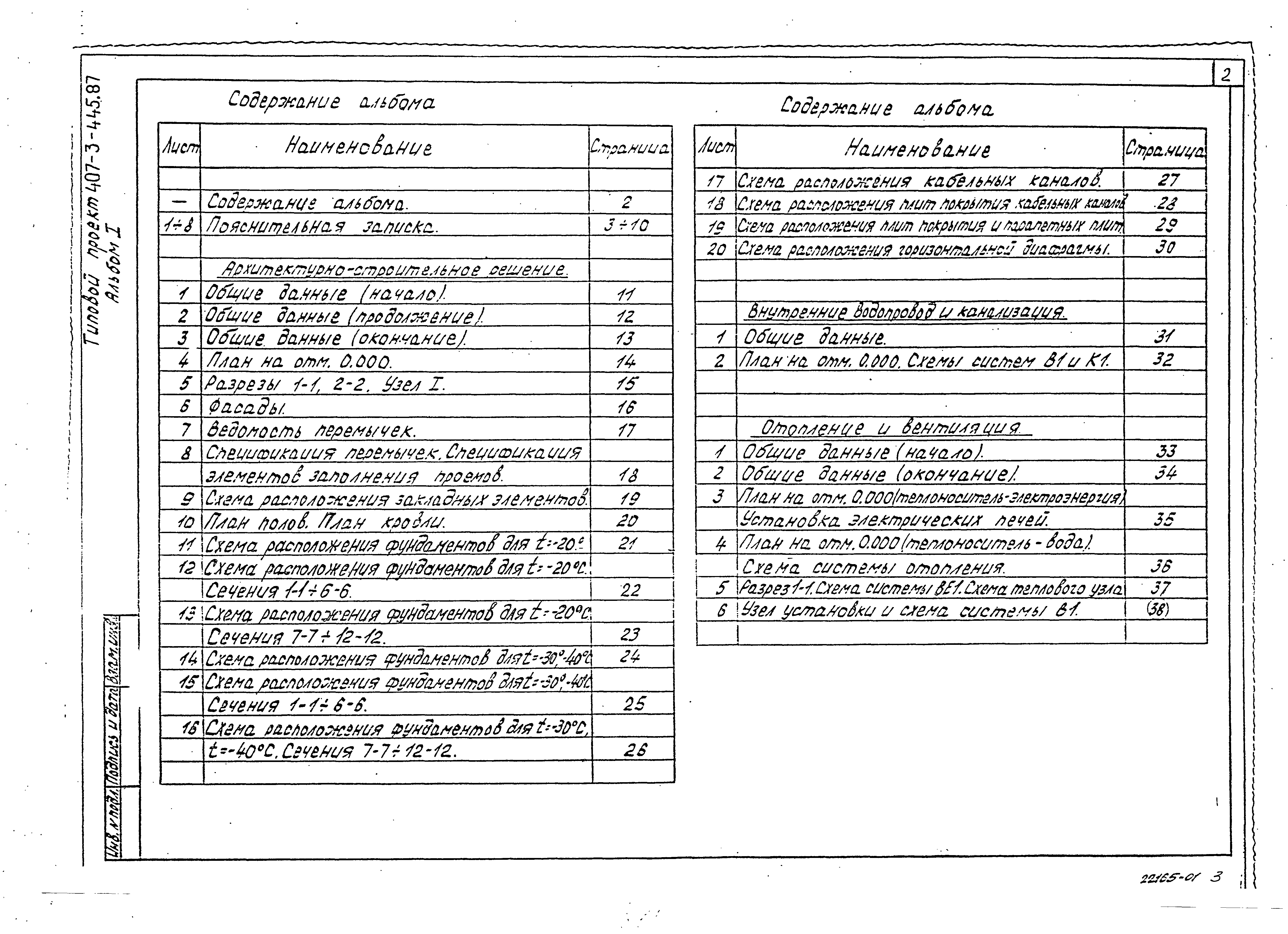 Типовой проект 407-3-445.87