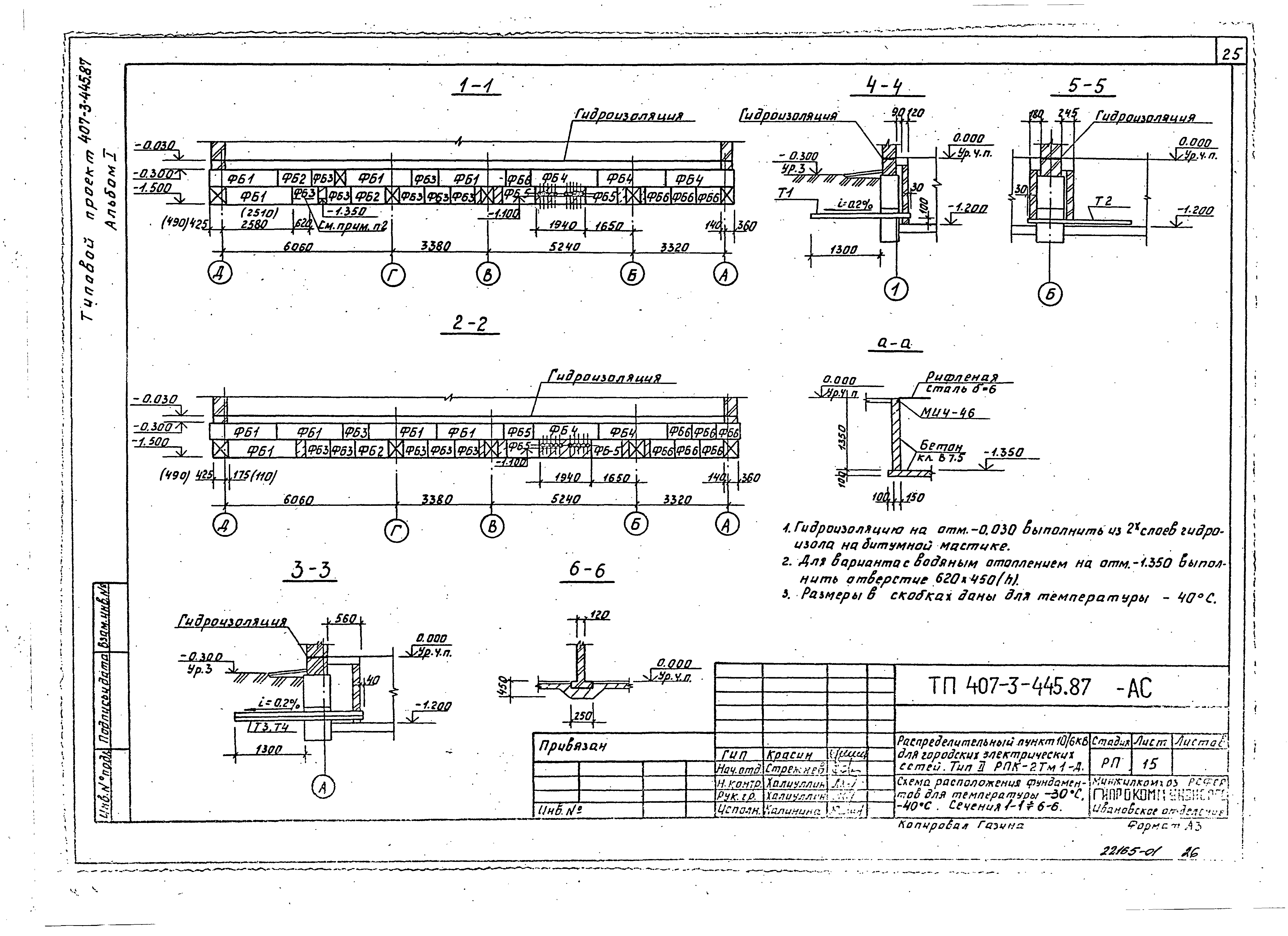 Типовой проект 407-3-445.87