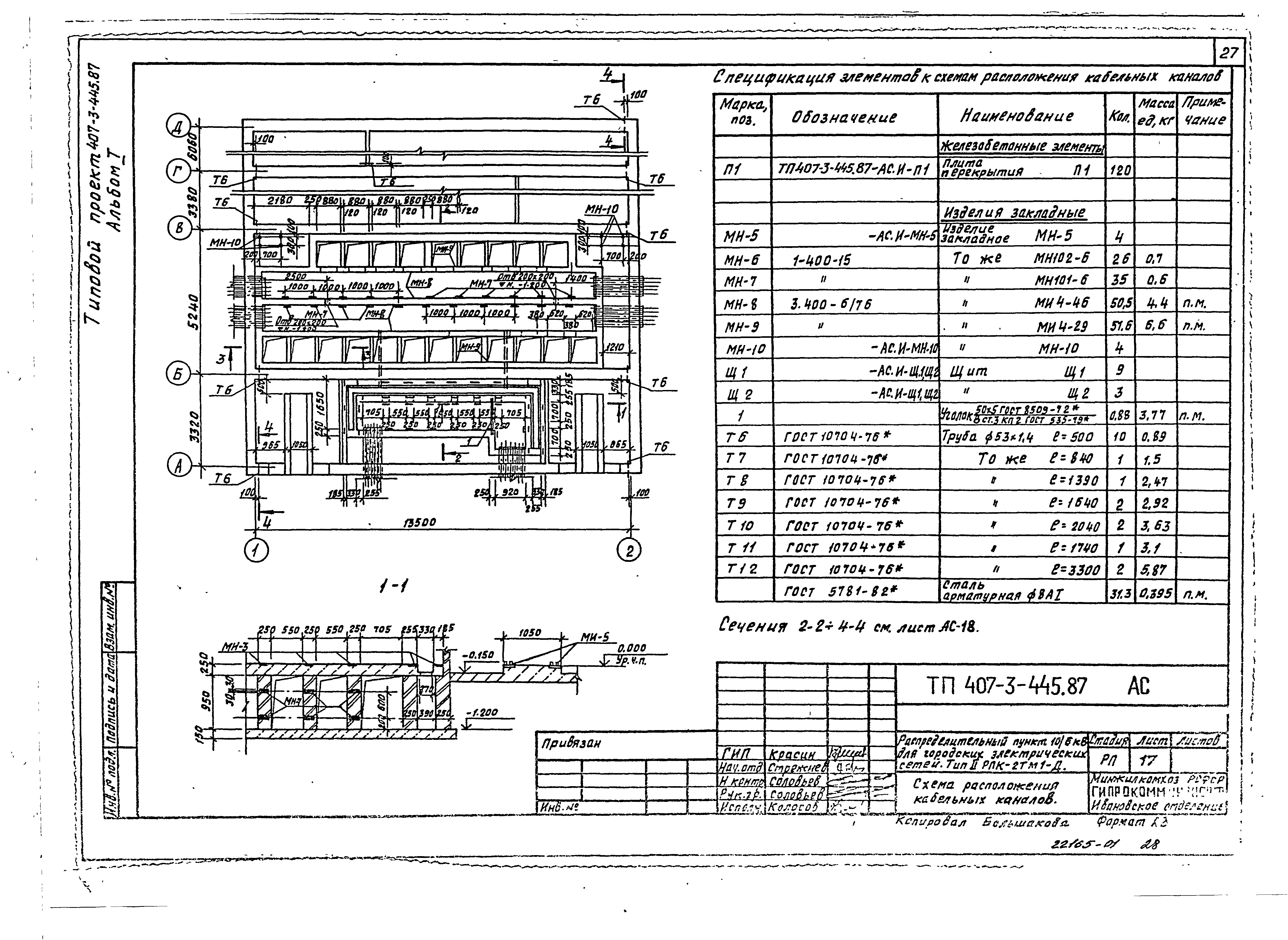 Типовой проект 407-3-445.87