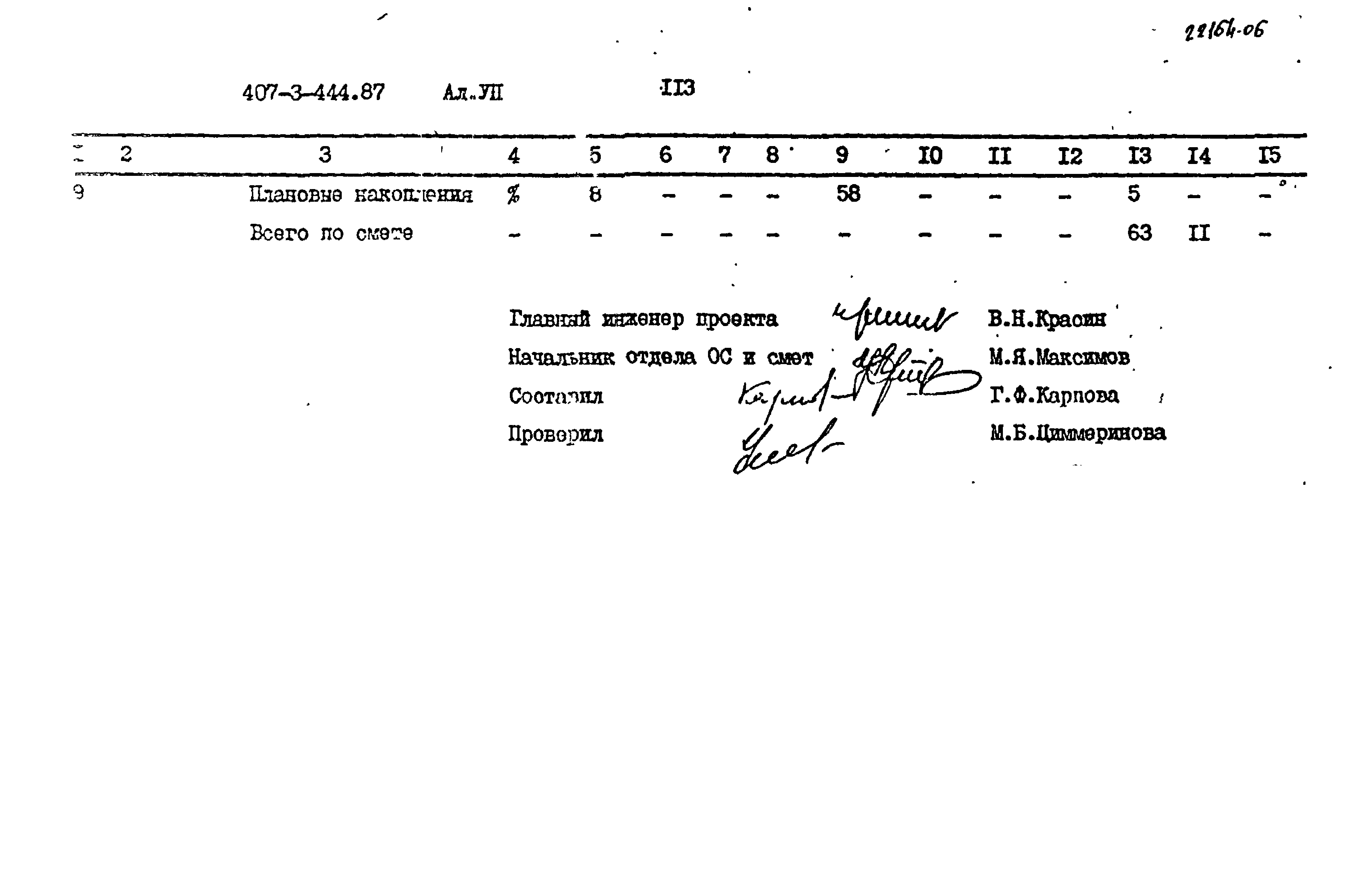 Типовой проект 407-3-444.87
