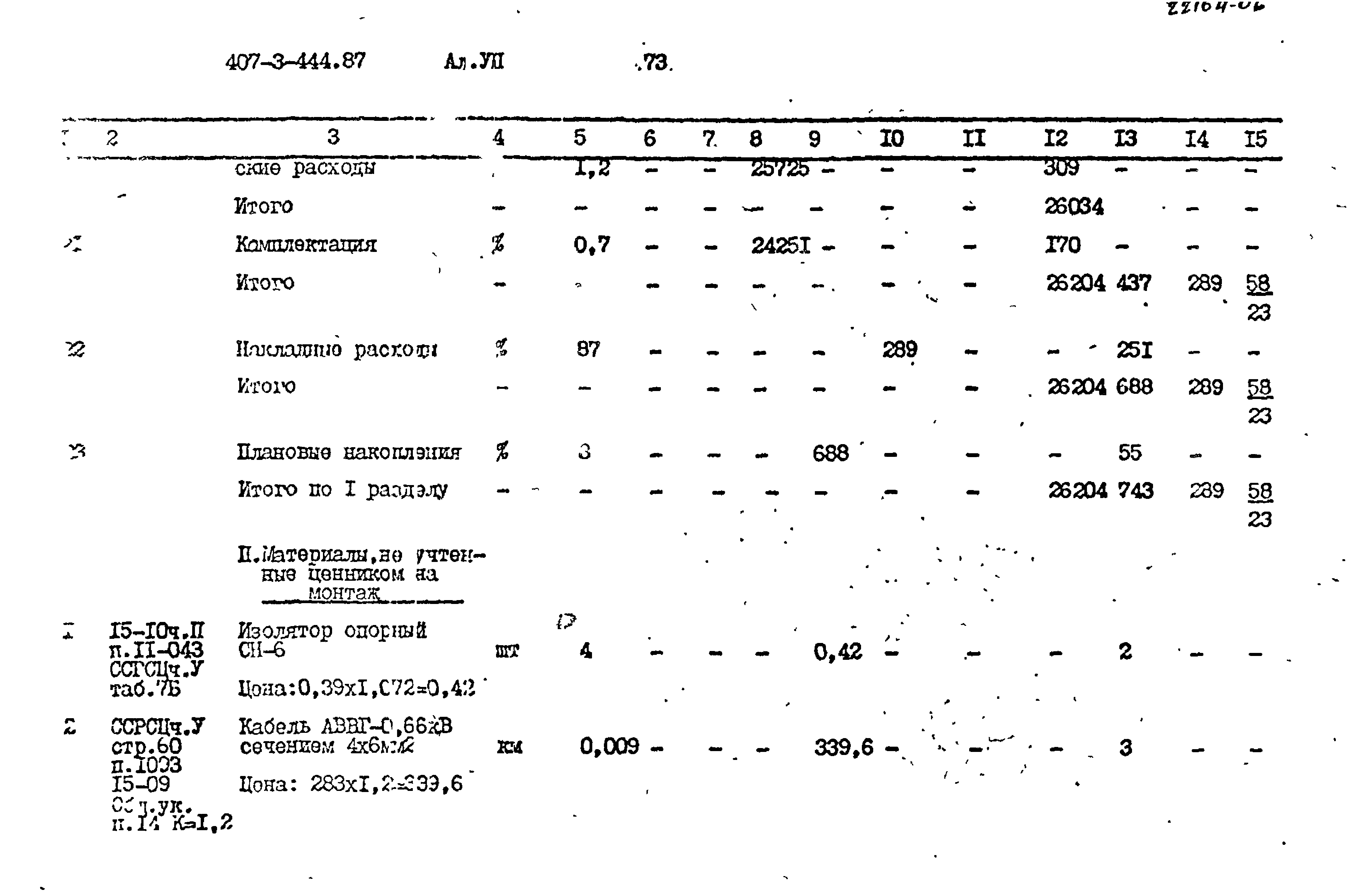 Типовой проект 407-3-444.87