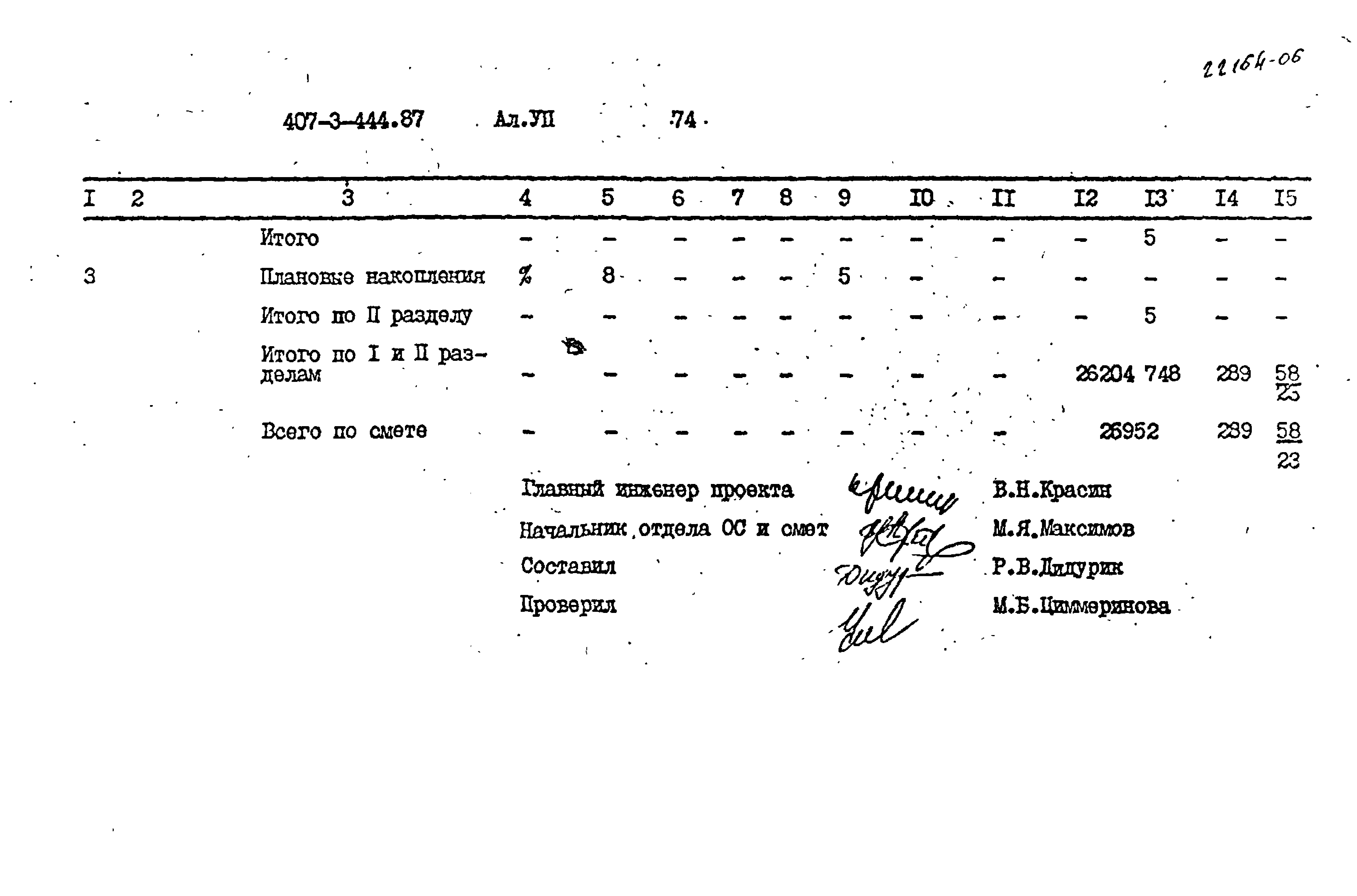 Типовой проект 407-3-444.87