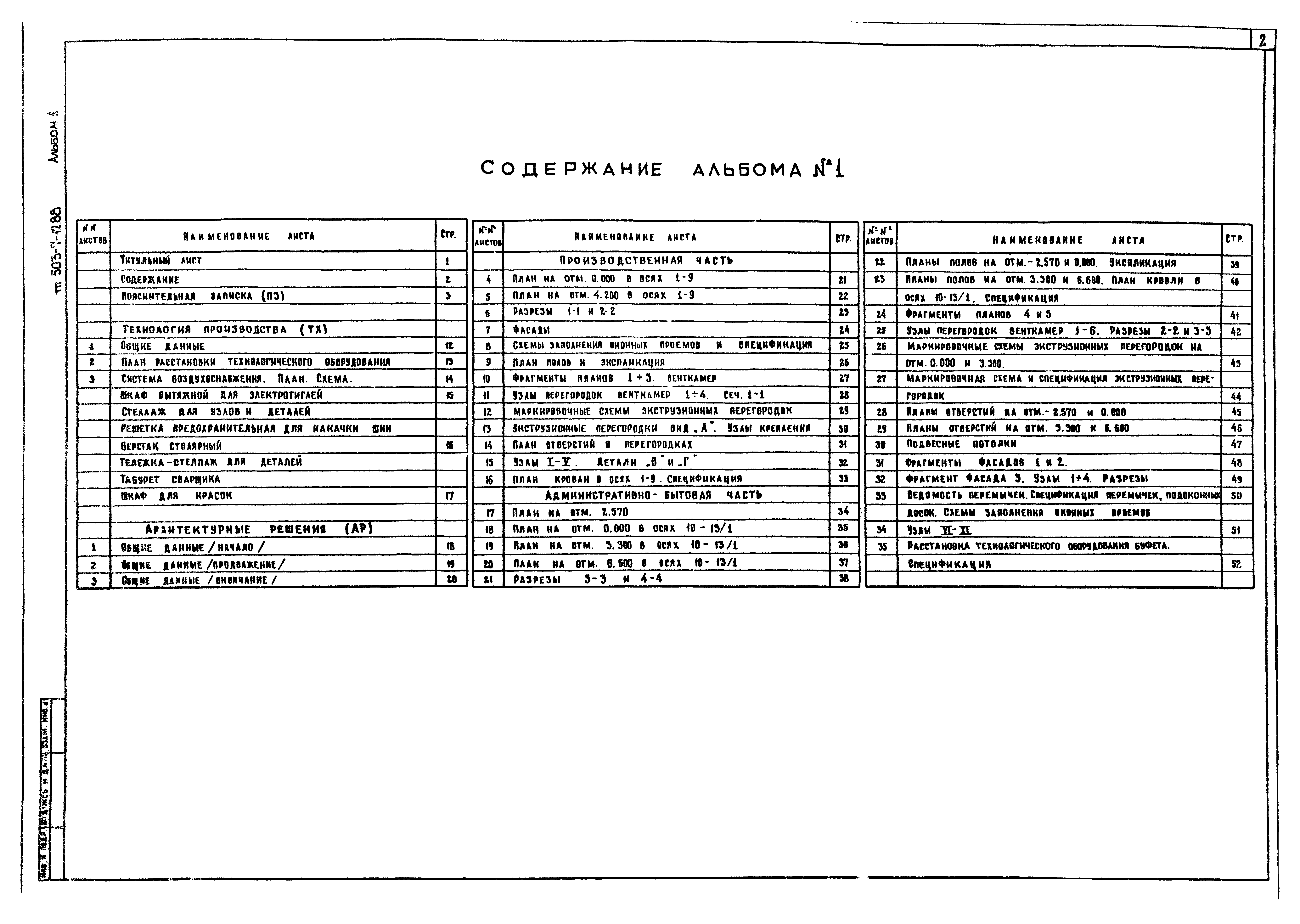 Типовой проект 503-7-12.88