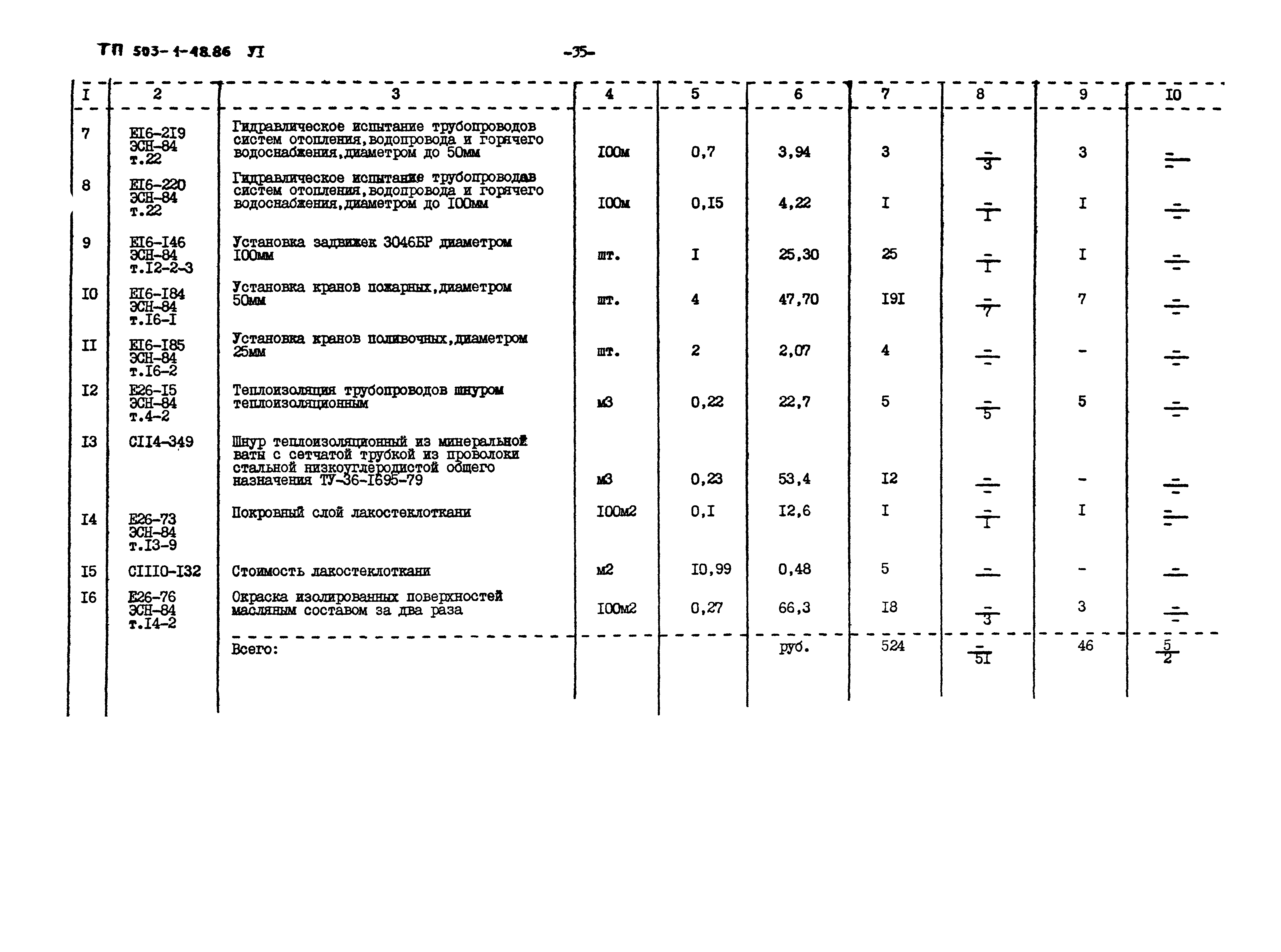 Типовой проект 503-1-48.86