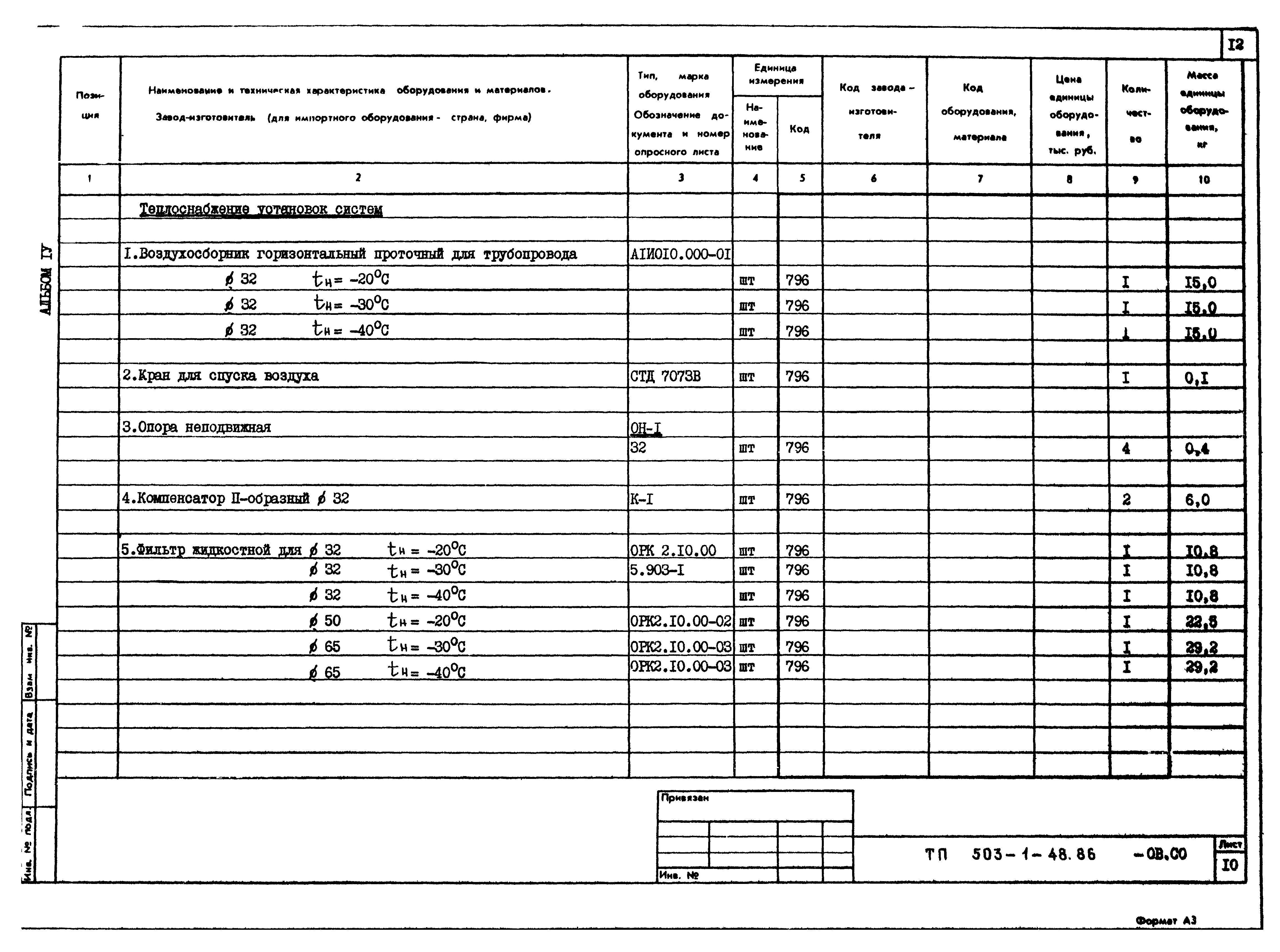 Типовой проект 503-1-48.86