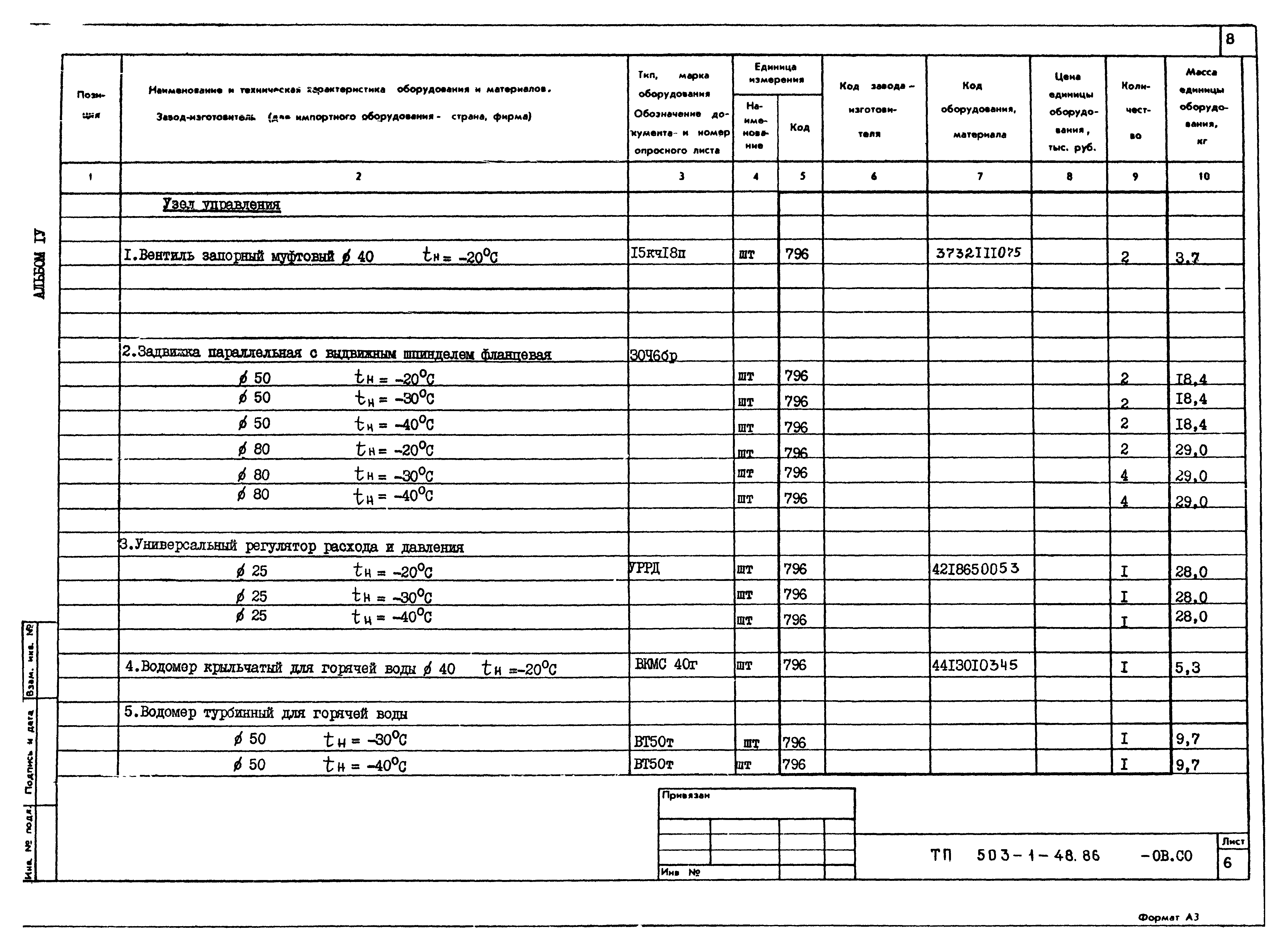 Типовой проект 503-1-48.86