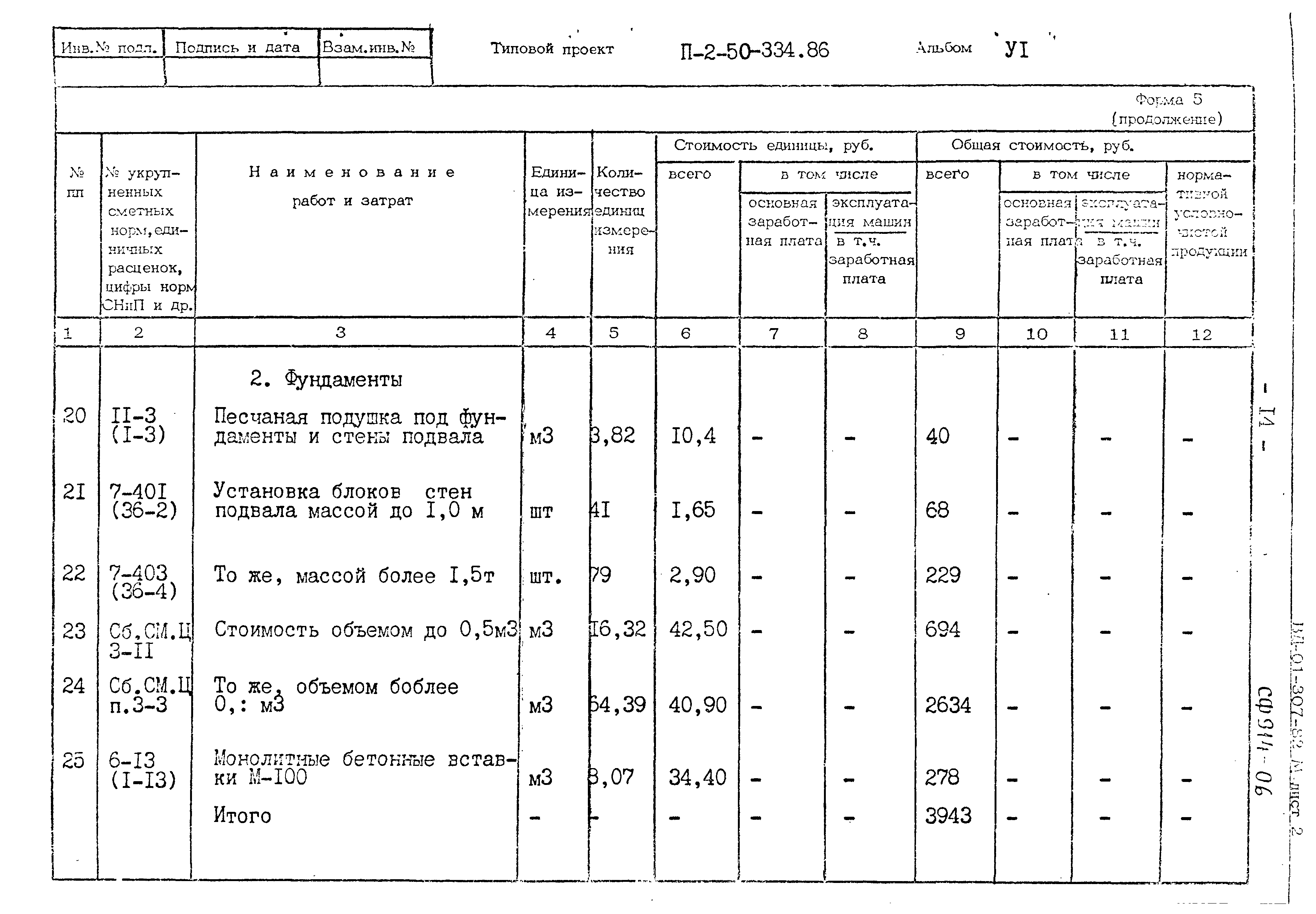 Типовой проект П-2-50-334.86