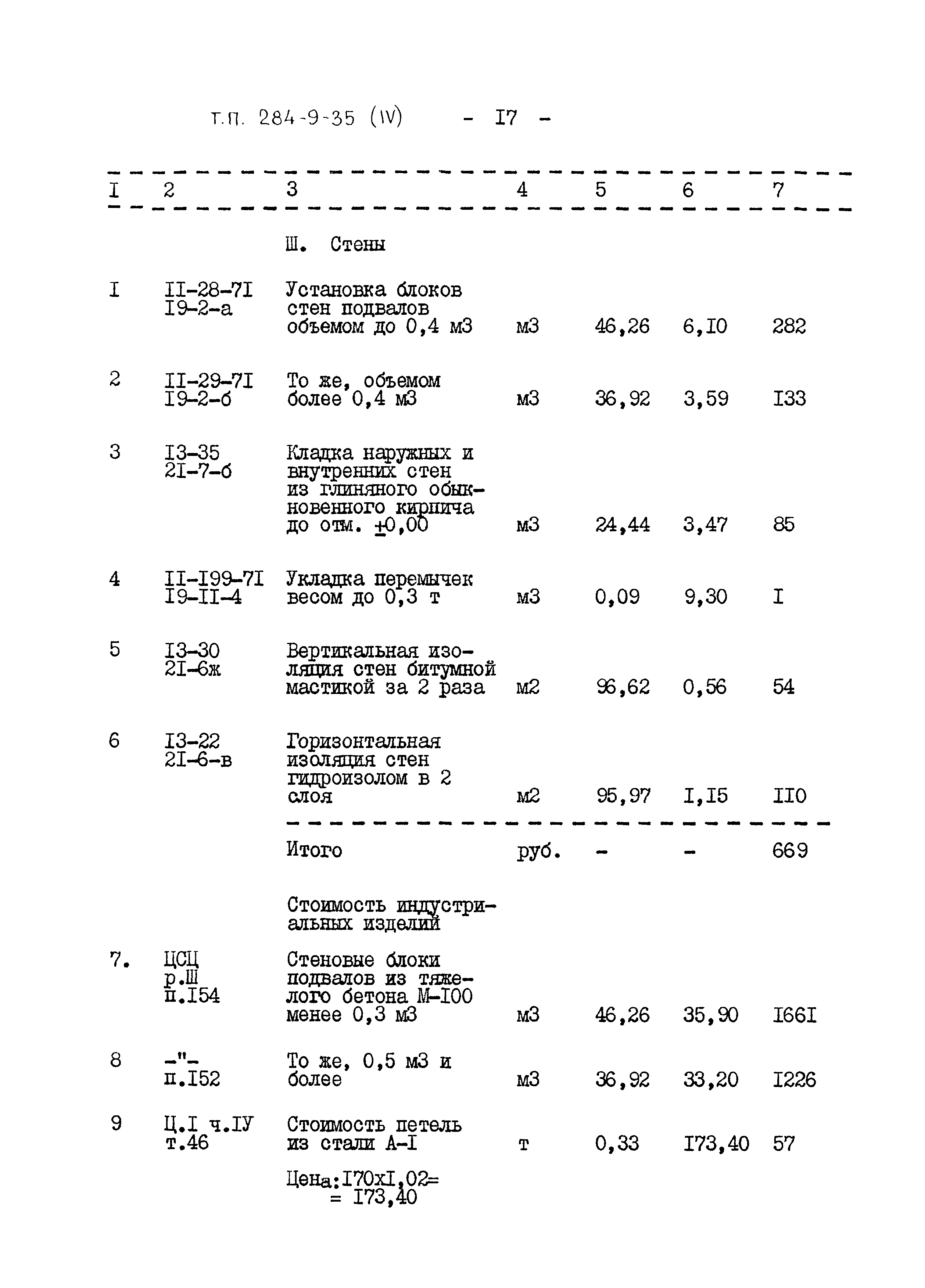 Типовой проект 284-9-35