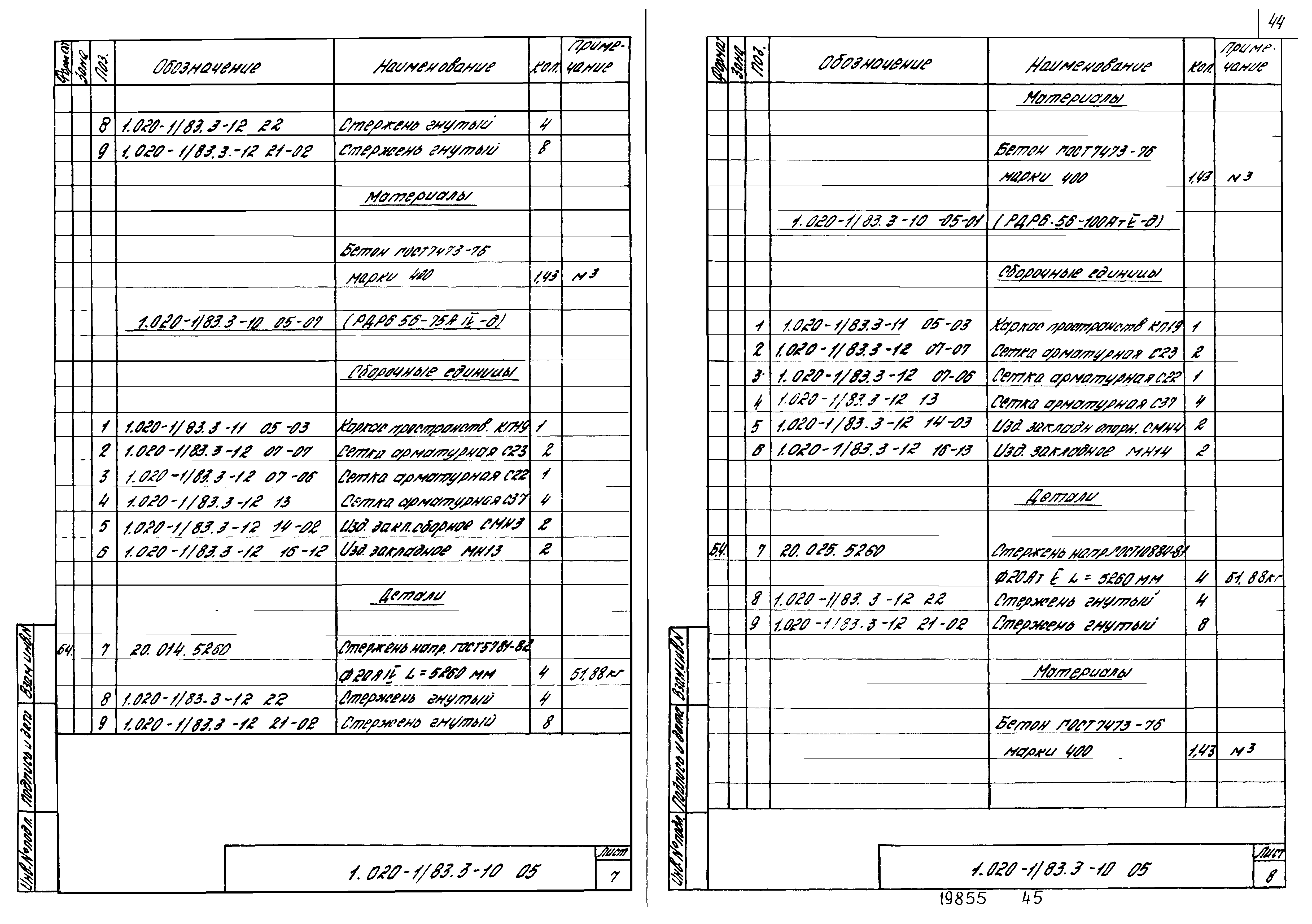 Серия 1.020-1/83