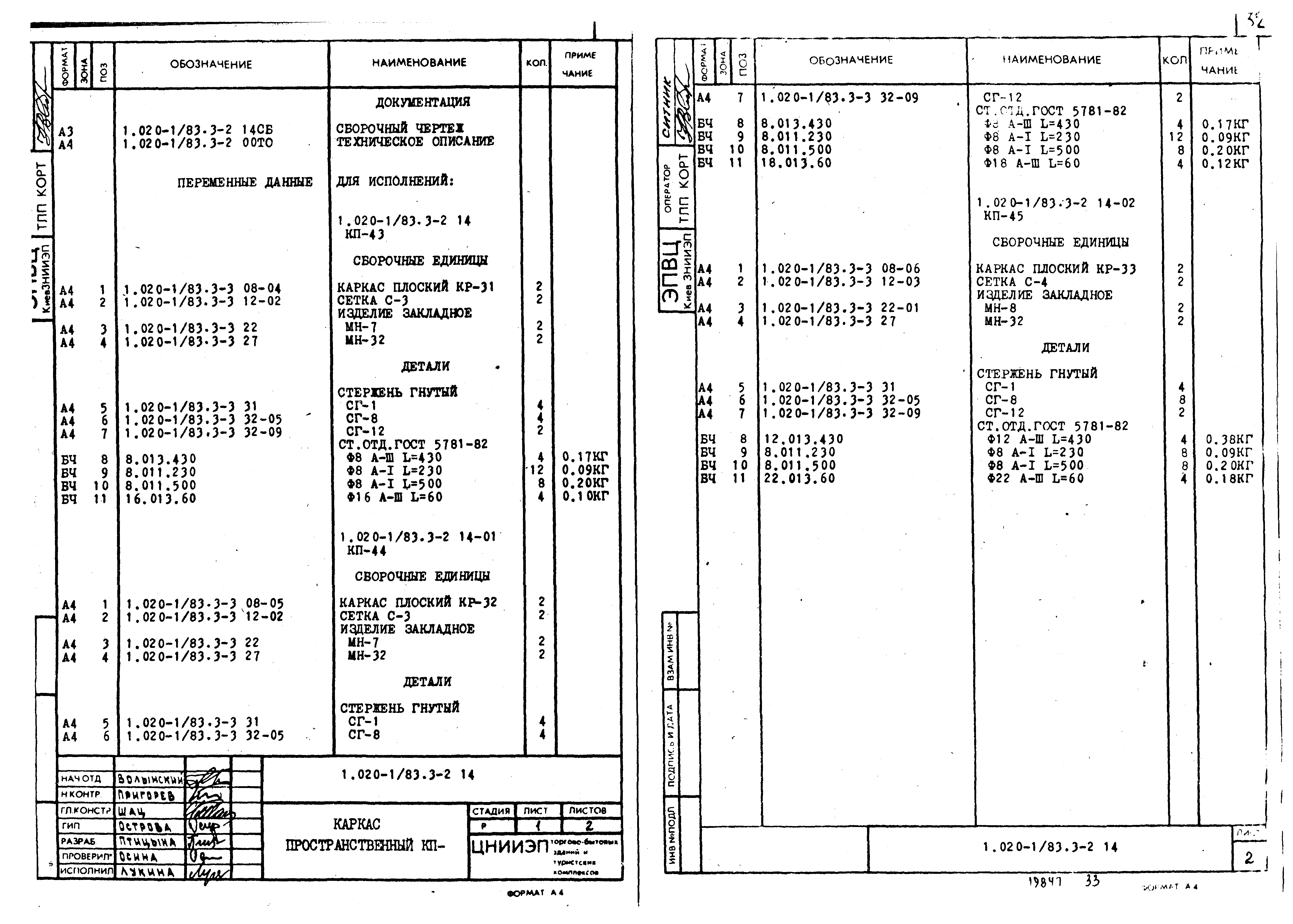 Серия 1.020-1/83