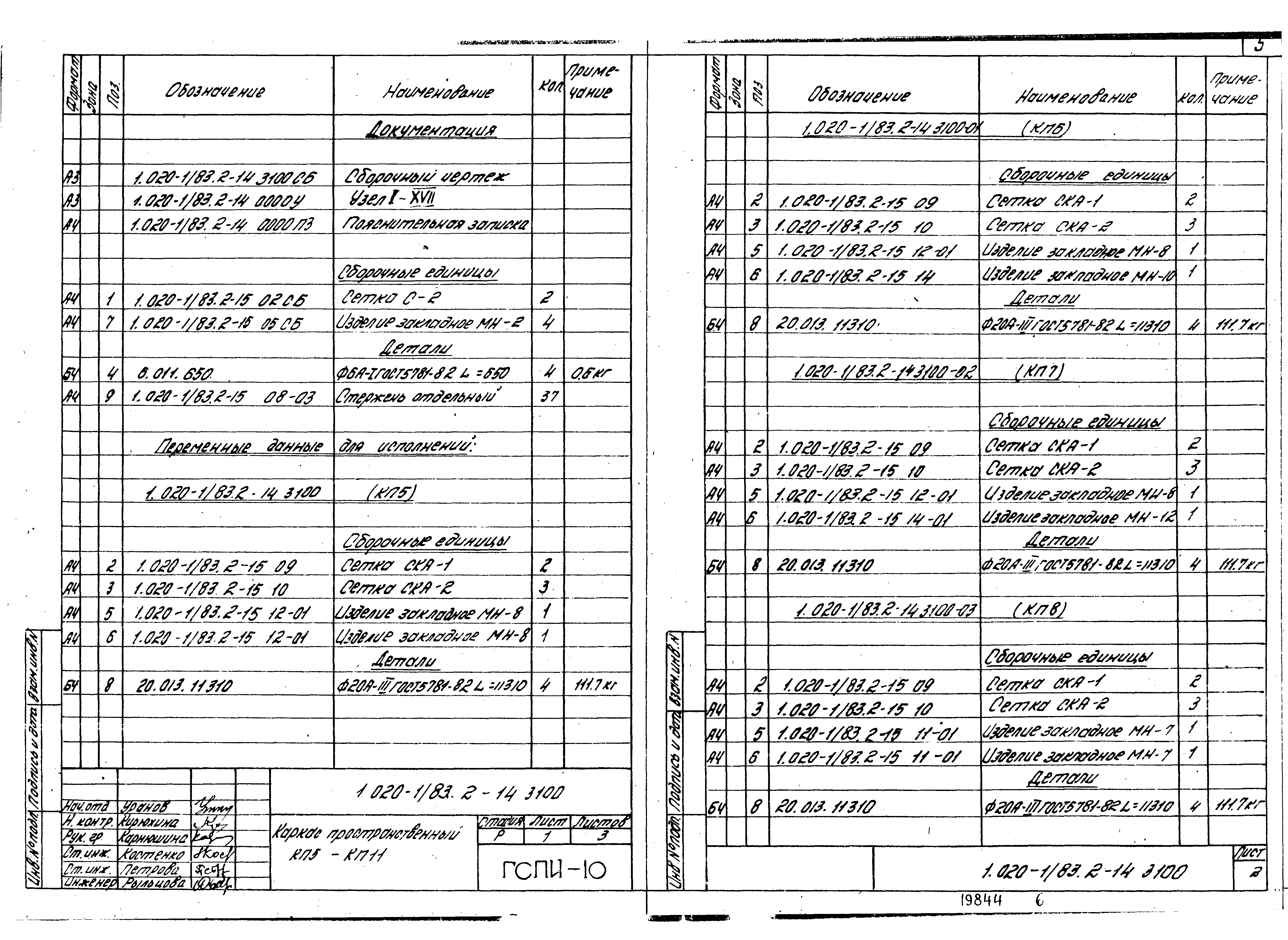 Серия 1.020-1/83