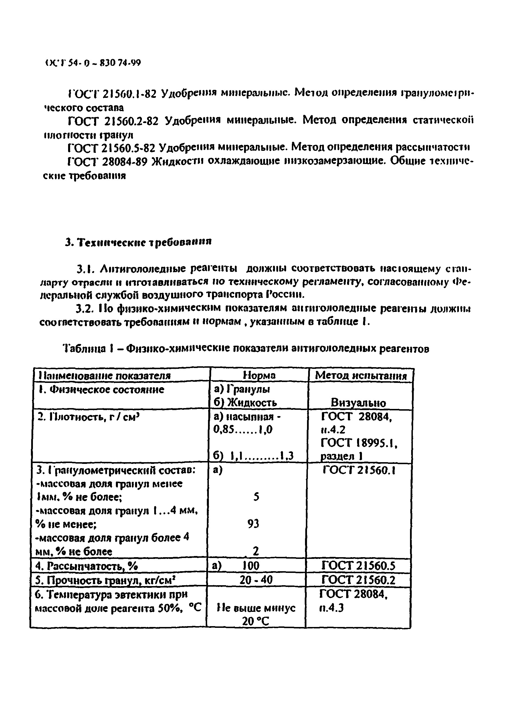 ОСТ 54-0-830.74-99