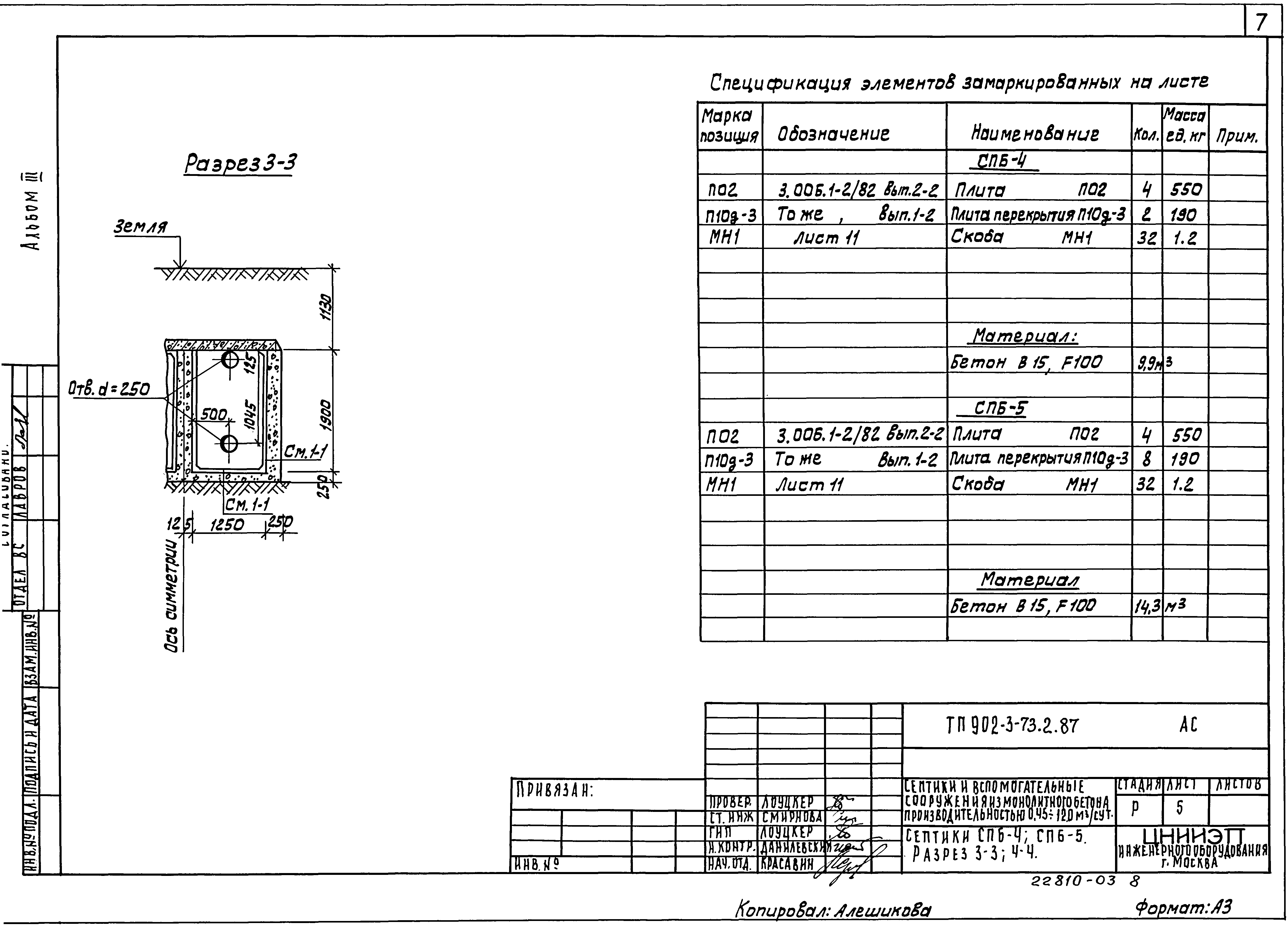 Типовой проект 902-3-73.2.87