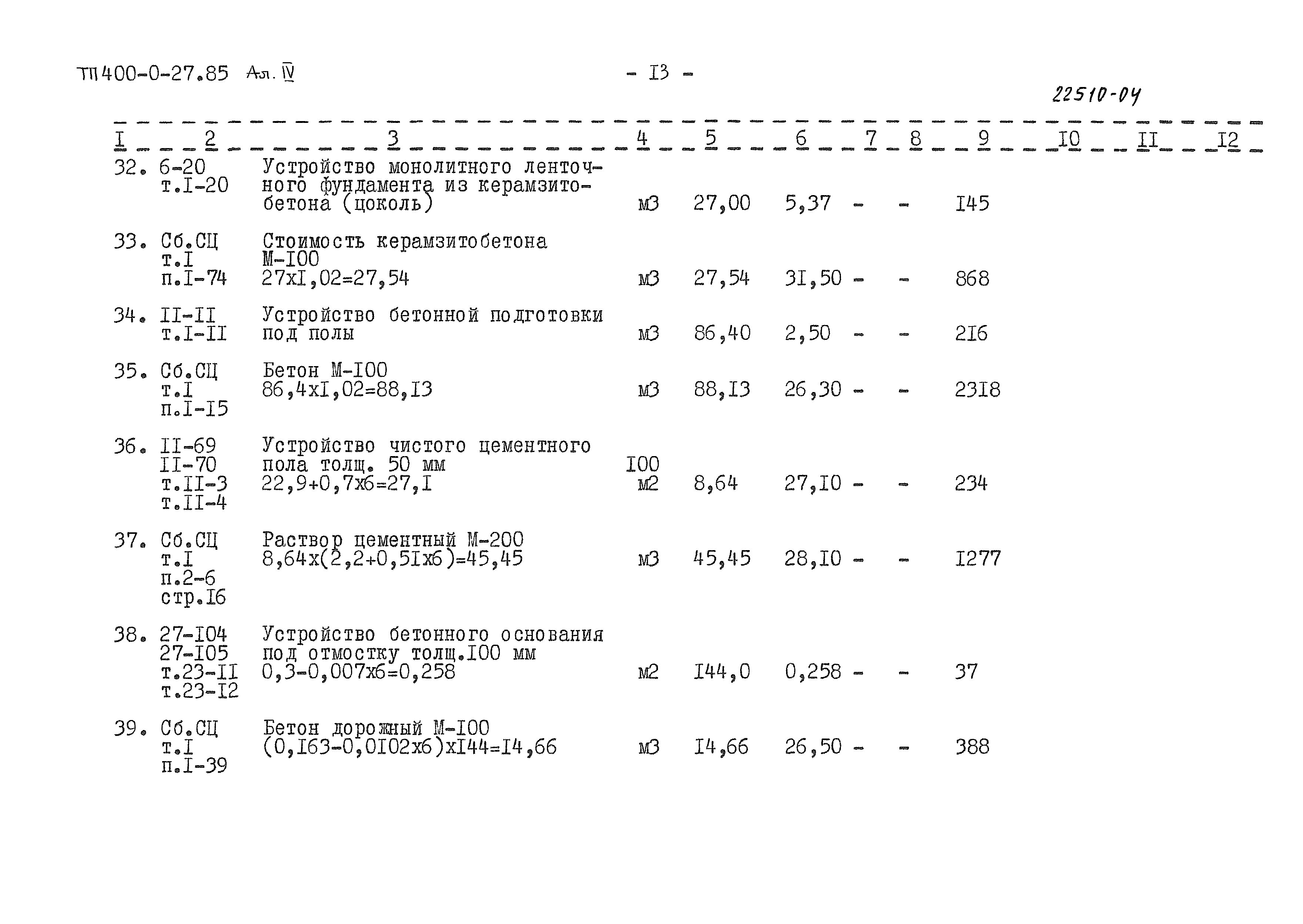 Типовые проектные решения 400-0-27.85