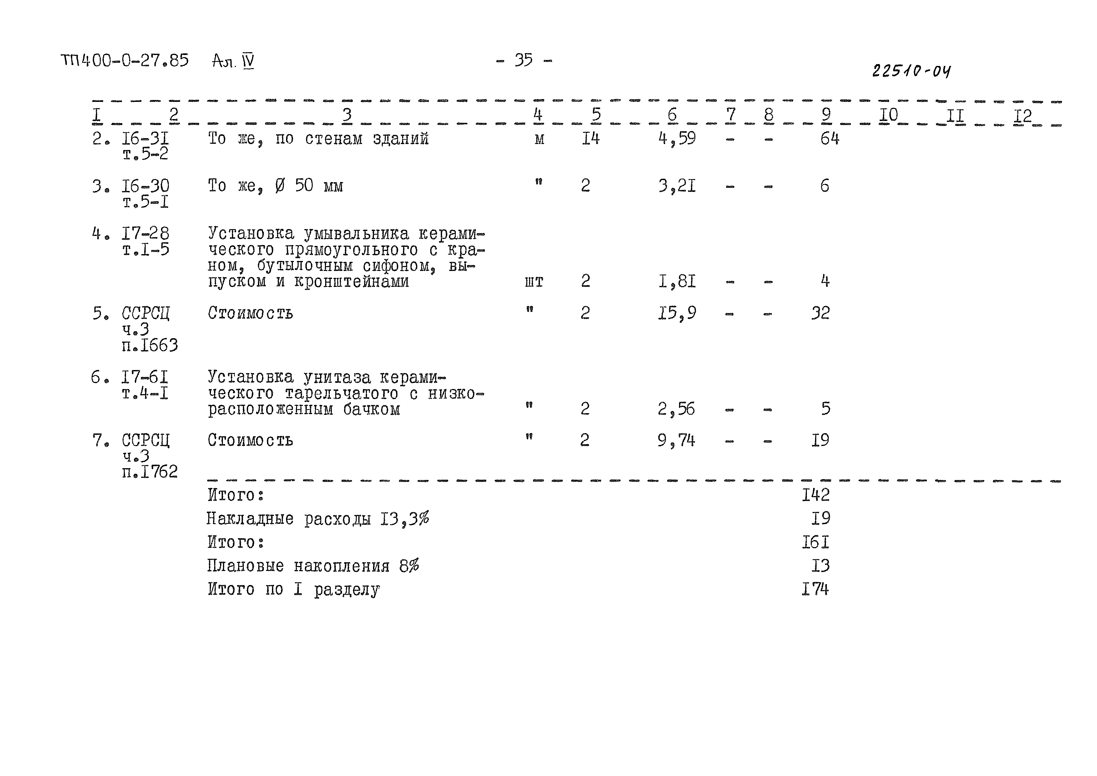 Типовые проектные решения 400-0-27.85